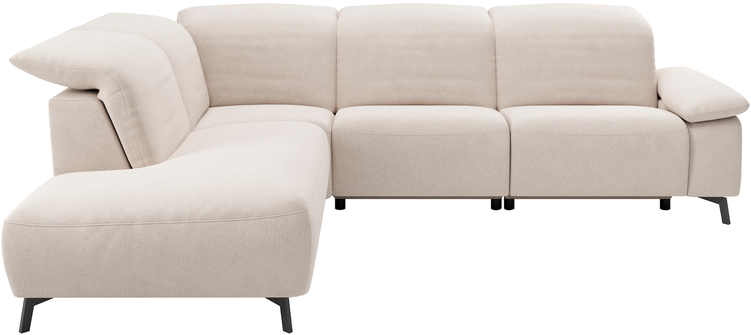 Musterring Ecksofa "MR 370, intelligenter Komfort im modernen Design" Optionale Relaxfunktion, flexible Kopfteile & klappbare Armlehnen