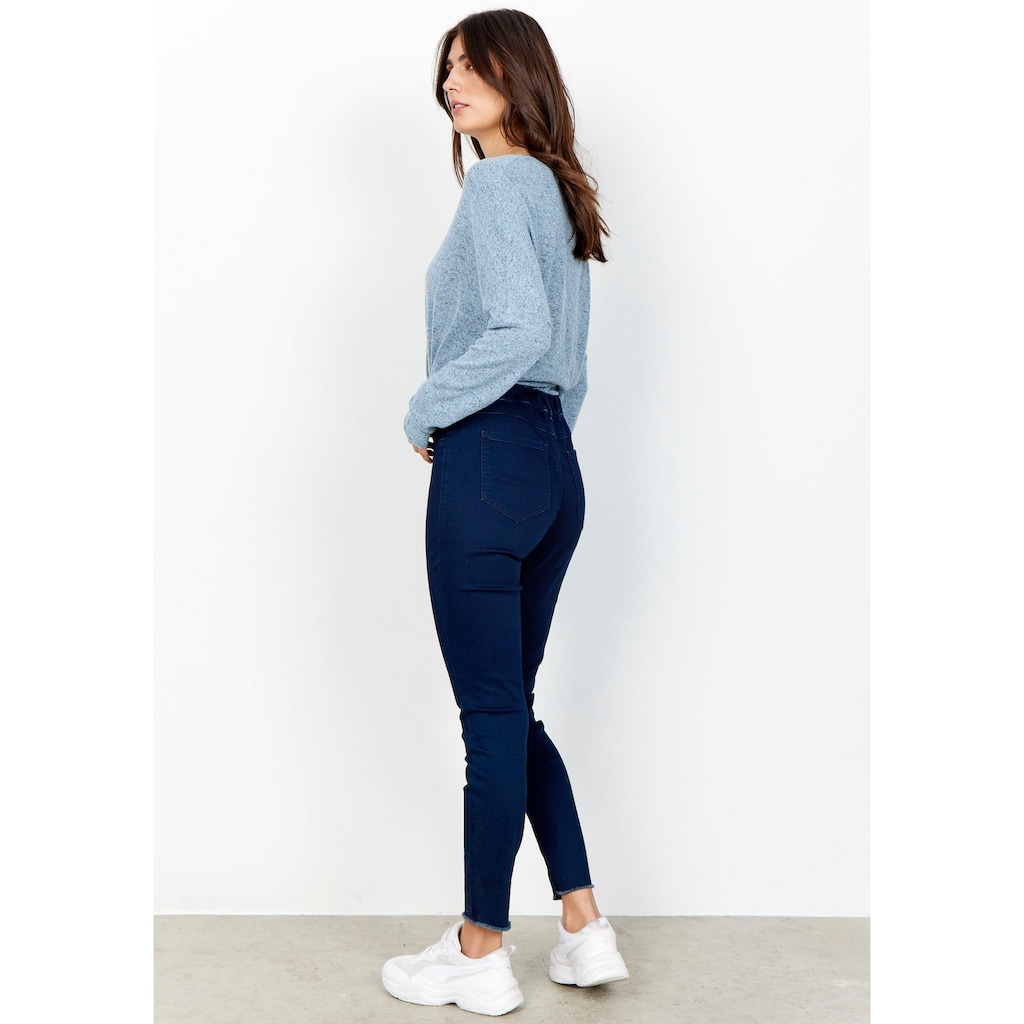 soyaconcept 7/8-Jeggings »SC-NADIRA1«, mit offener Saumkante