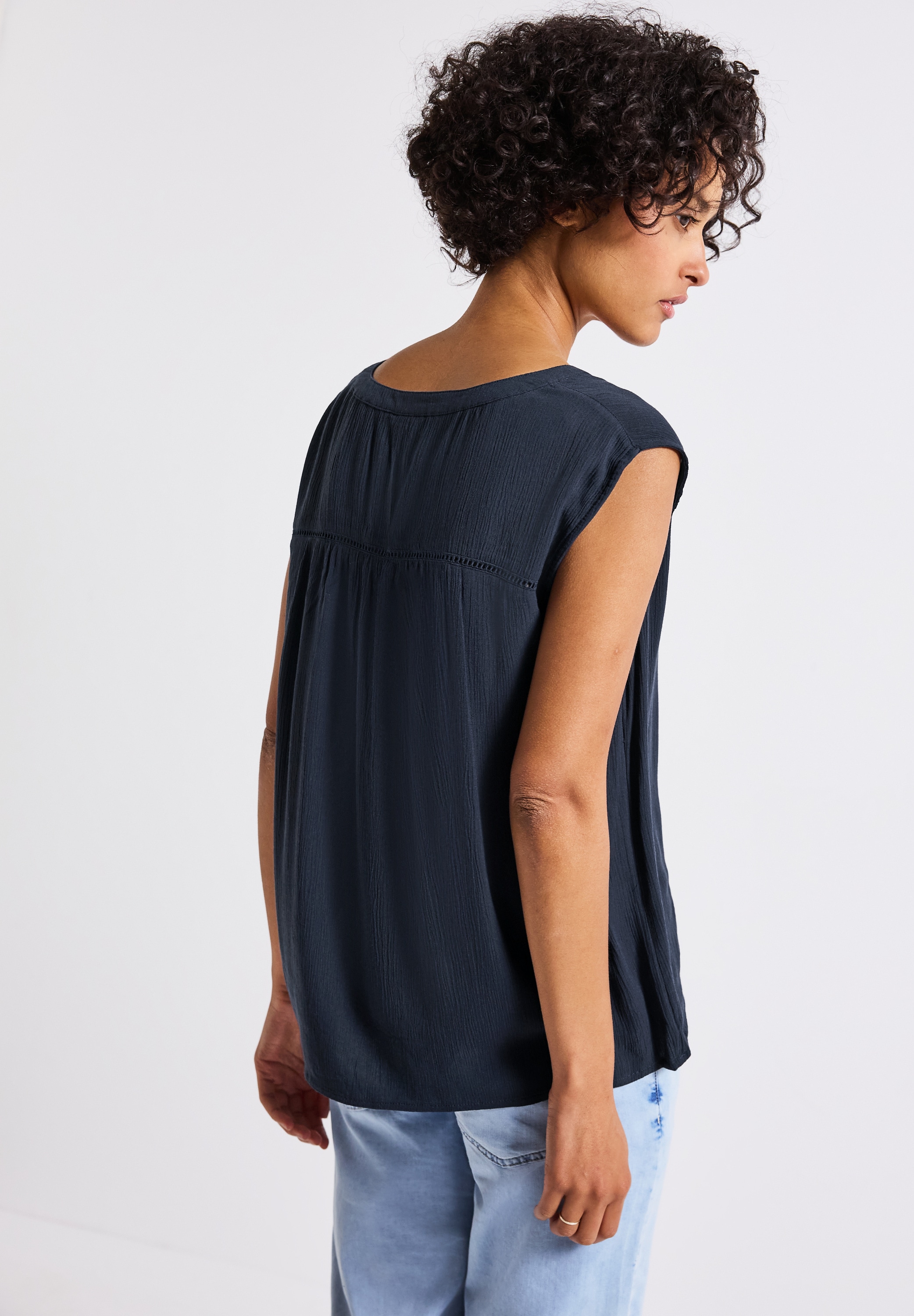 STREET ONE Blusentop, aus softer Viskose