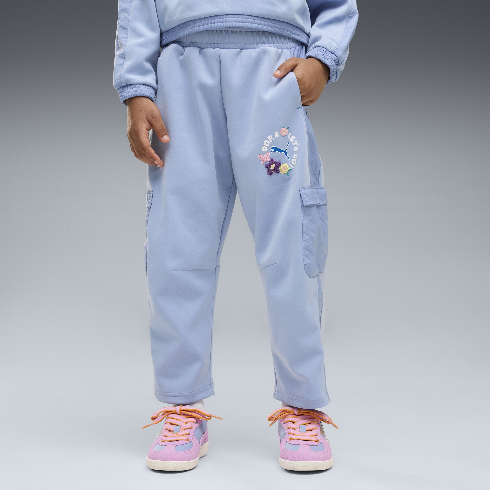 PUMA Sporthose »PUMA x DORA THE EXPLORER T7 Relaxed Barrel-Hose. Mädchen«