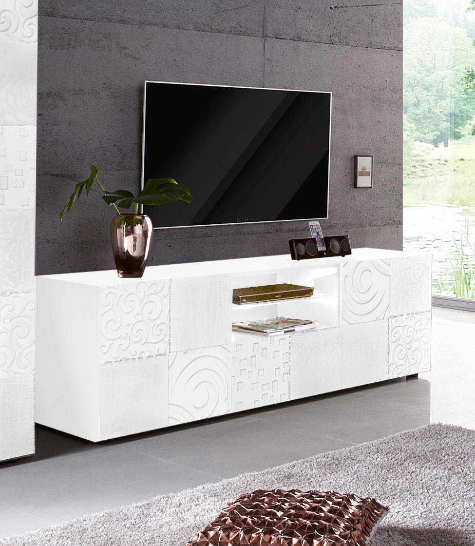 INOSIGN Lowboard »Miro«, Breite 181 cm mit dekorativem Siebdruck