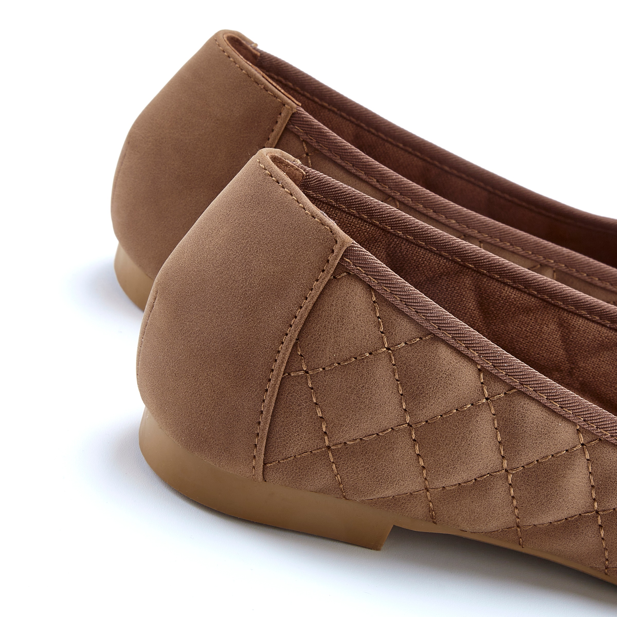 LASCANA Slipper Ballerine Marron Taille 44 3