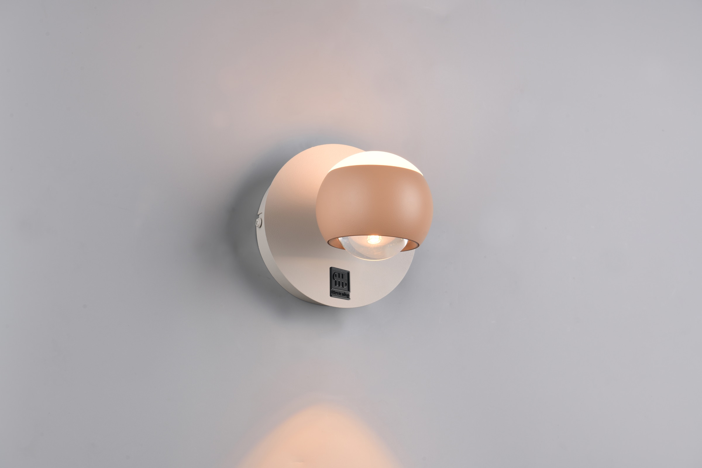 Musterring LED Wandleuchte »CANNON, 1-flammige LED Wandlampe 5W 500Lumen 2300-4000K CCT« LED-Board 1 Stk. Farbwechsler | warmweiß - kaltweiß mit Fernbedienung, schwenkbares up-and-down Licht dimmbar Memory