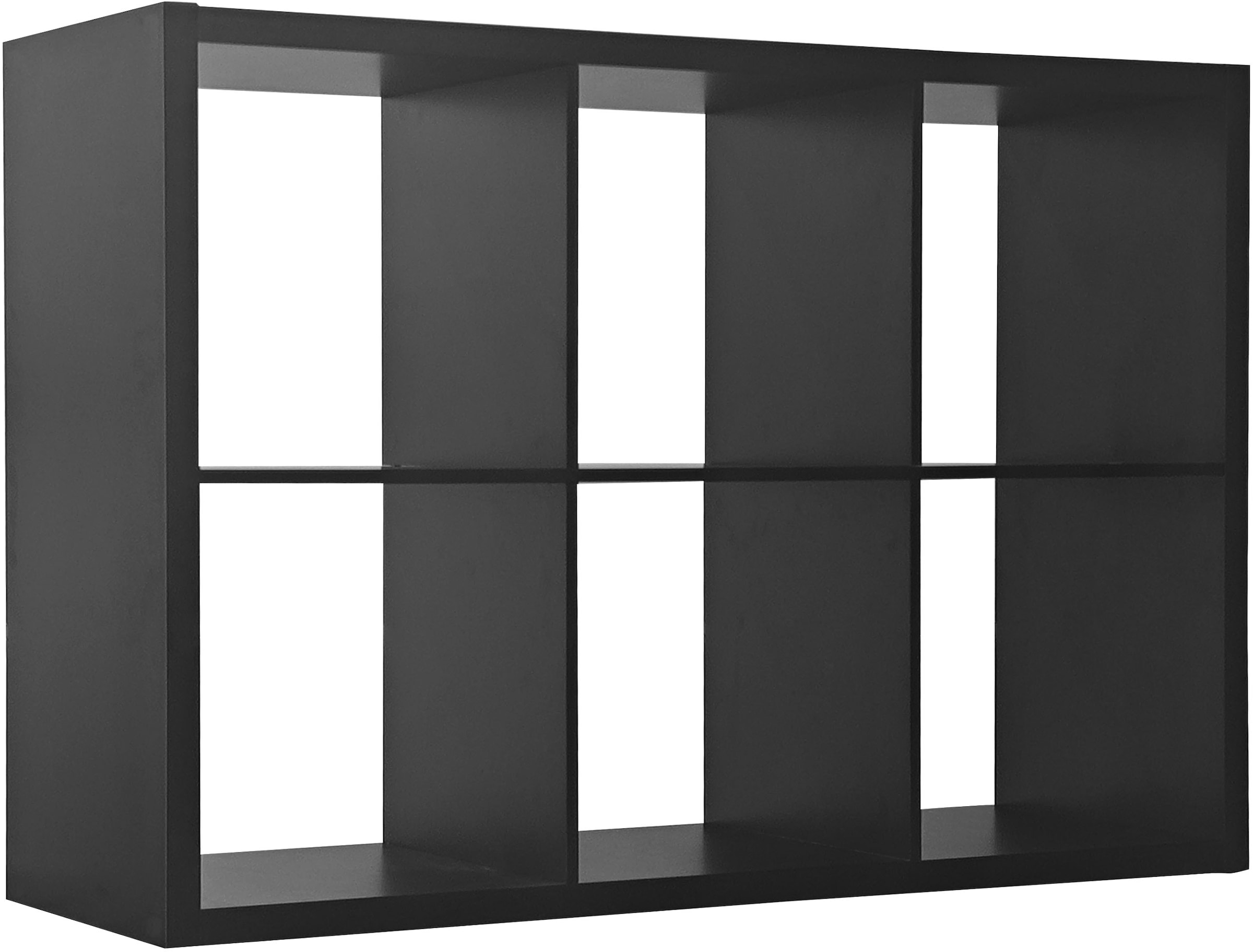 INOSIGN Bücherregal »IZOLA, Raumteiler, Aktenregal, Würfelregal,«, mit 6 oder 8 Fächern, quer und hoch stellbar, (B/T) 76x37 cm