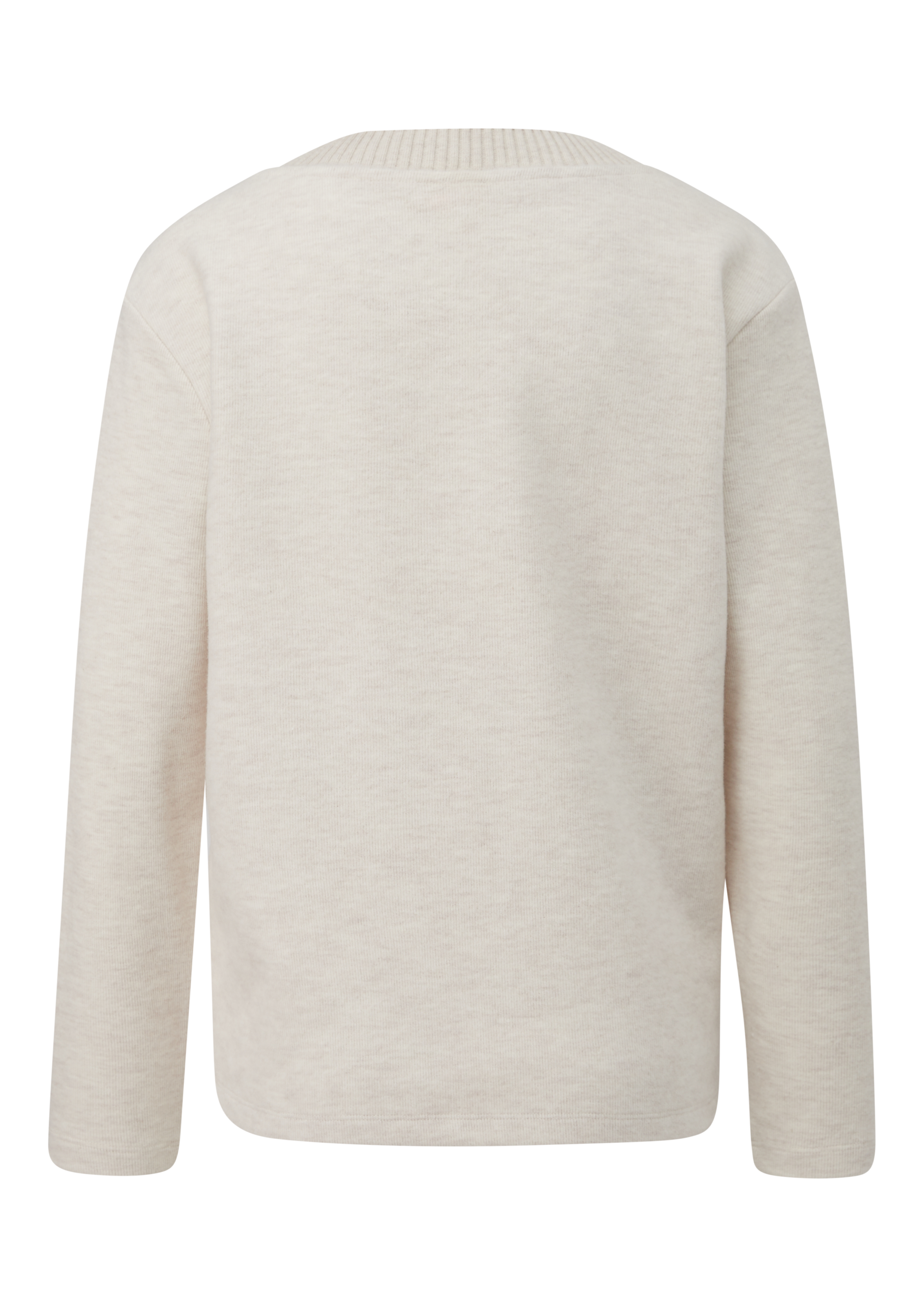 s.Oliver V-Ausschnitt-Pullover, in melierter Optik