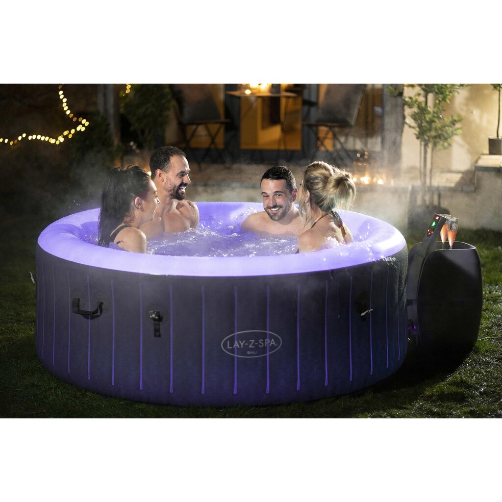 Bestway Whirlpool »LAY-Z-SPA® LED-Bali AirJet™«