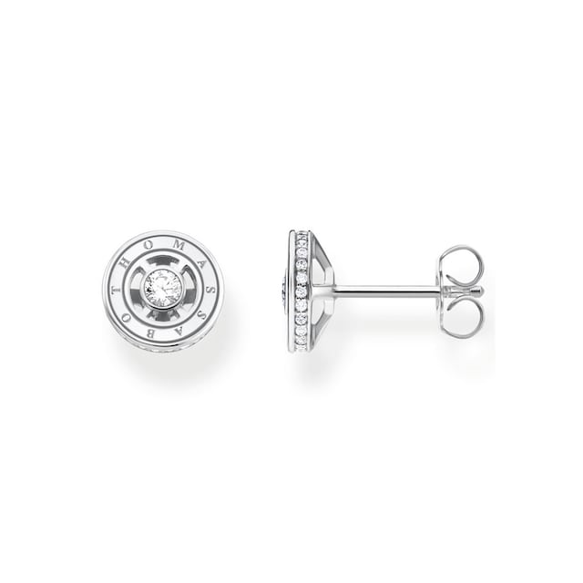 THOMAS SABO Paar Ohrstecker »mit weißen Steinen silber, H2062-051-14«, mit  Zirkonia (synth.) kaufen | BAUR