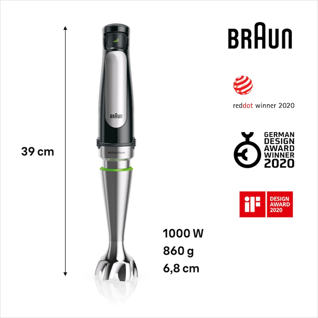 Braun Stabmixer »MQ7000X MultiQuick 7«, 1000 W