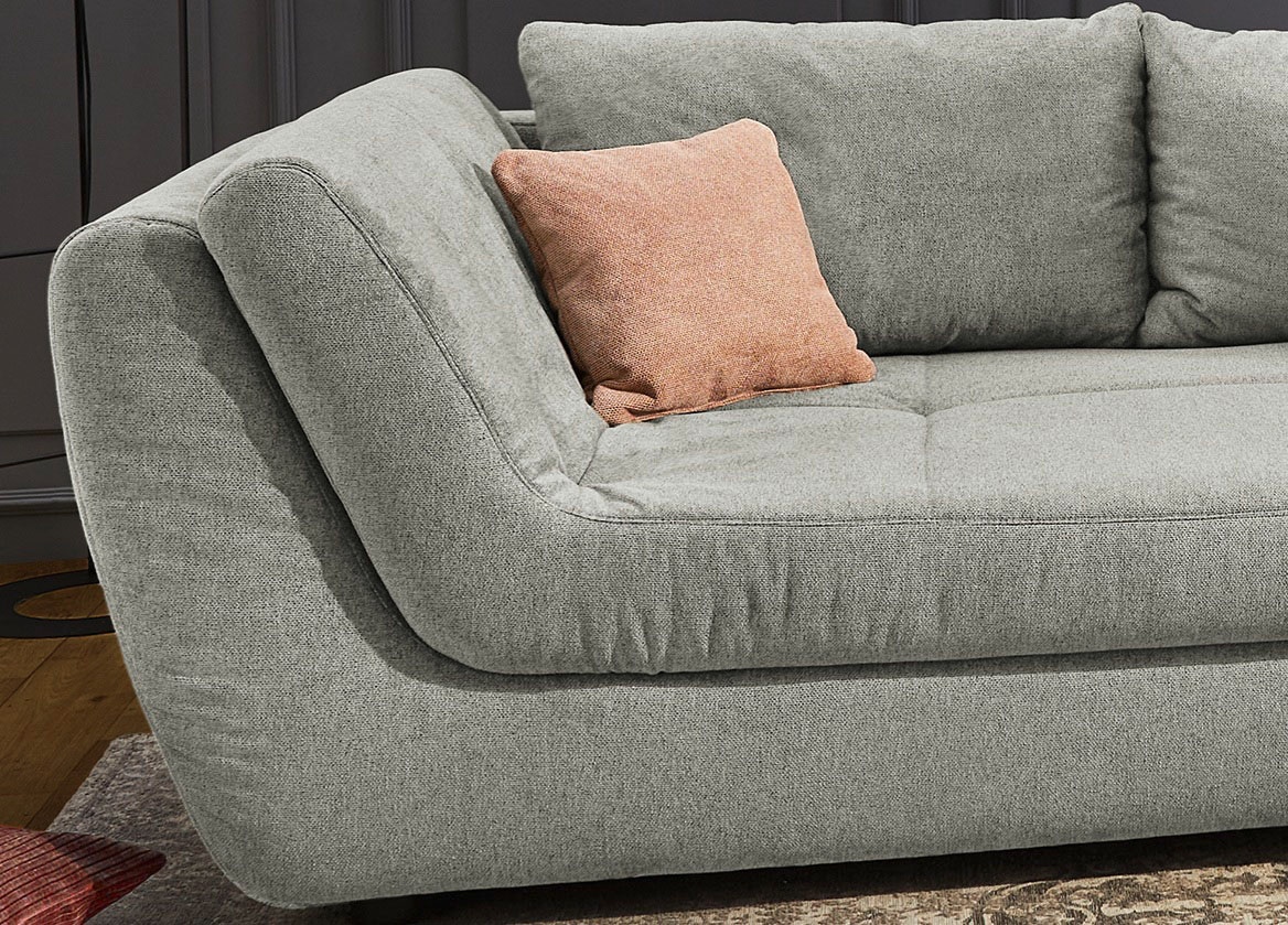 Jockenhöfer Gruppe Ecksofa »Rascasse L-Form, B: 322 cm« mit Zierkissen, XXL-Sofa