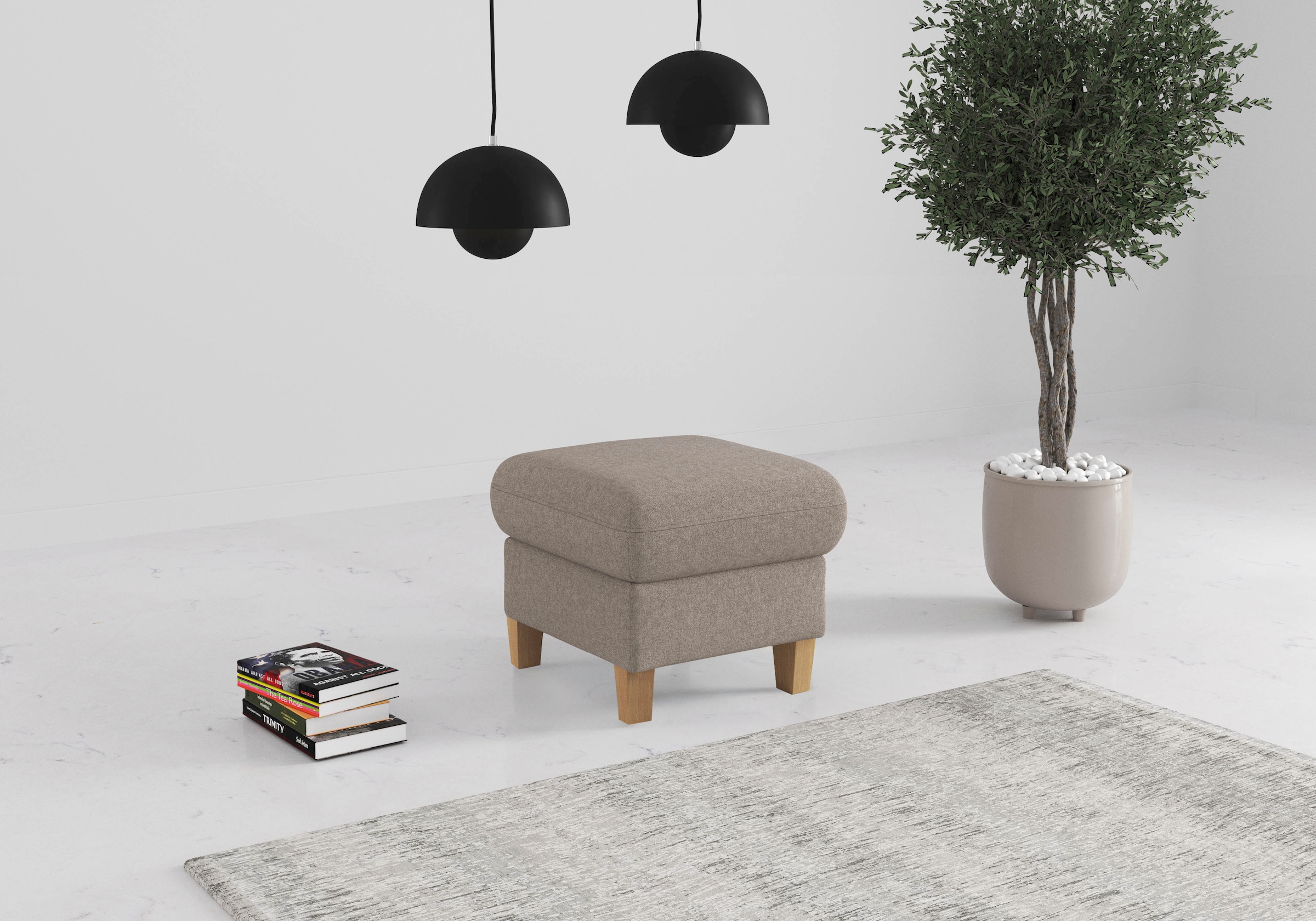 Home affaire Polsterhocker "Glendale" mit Stauraum günstig online kaufen