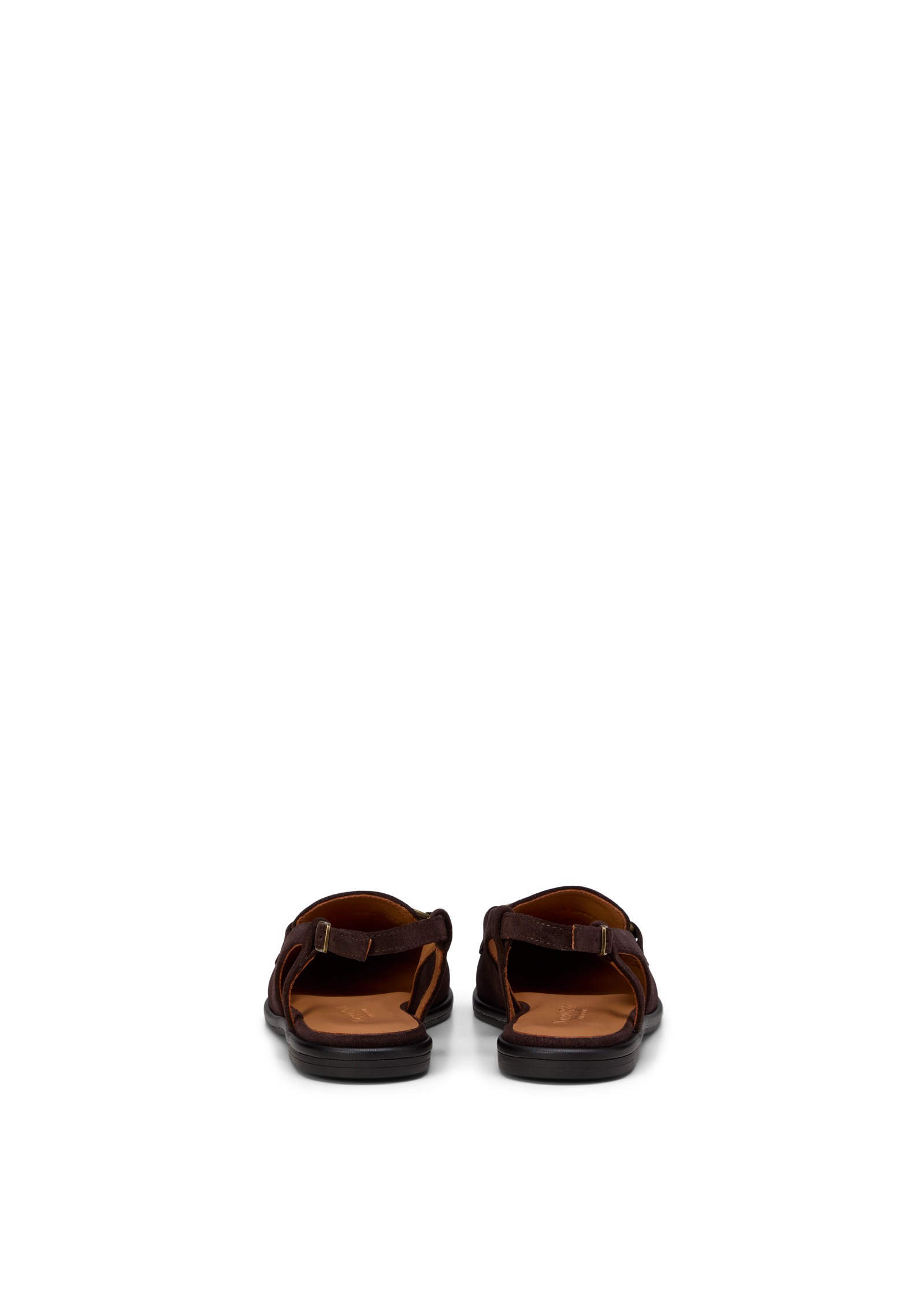 Sandale MARC O'POLO "aus softem Veloursleder", Damen, Gr. 40, burnt coffee, Obermaterial: 100% Leder (Rind), unifarben, Schuhe Sandale 3
