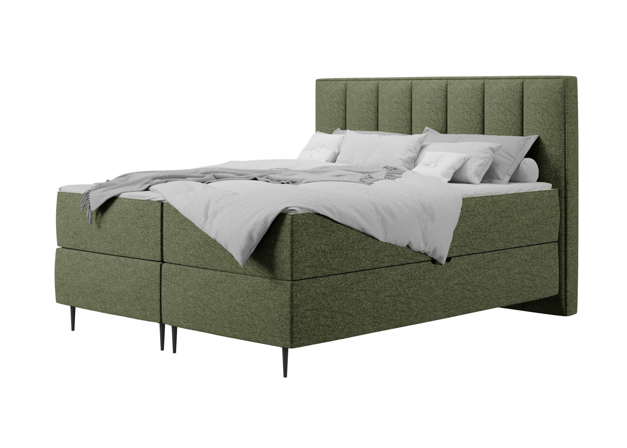 Home affaire "Rita inkl. Bettkasten, erhältlich in den Breiten 160cm und 180cm" mit Taschen-Federkernmatratze, Komfortliegehöhe von 61cm