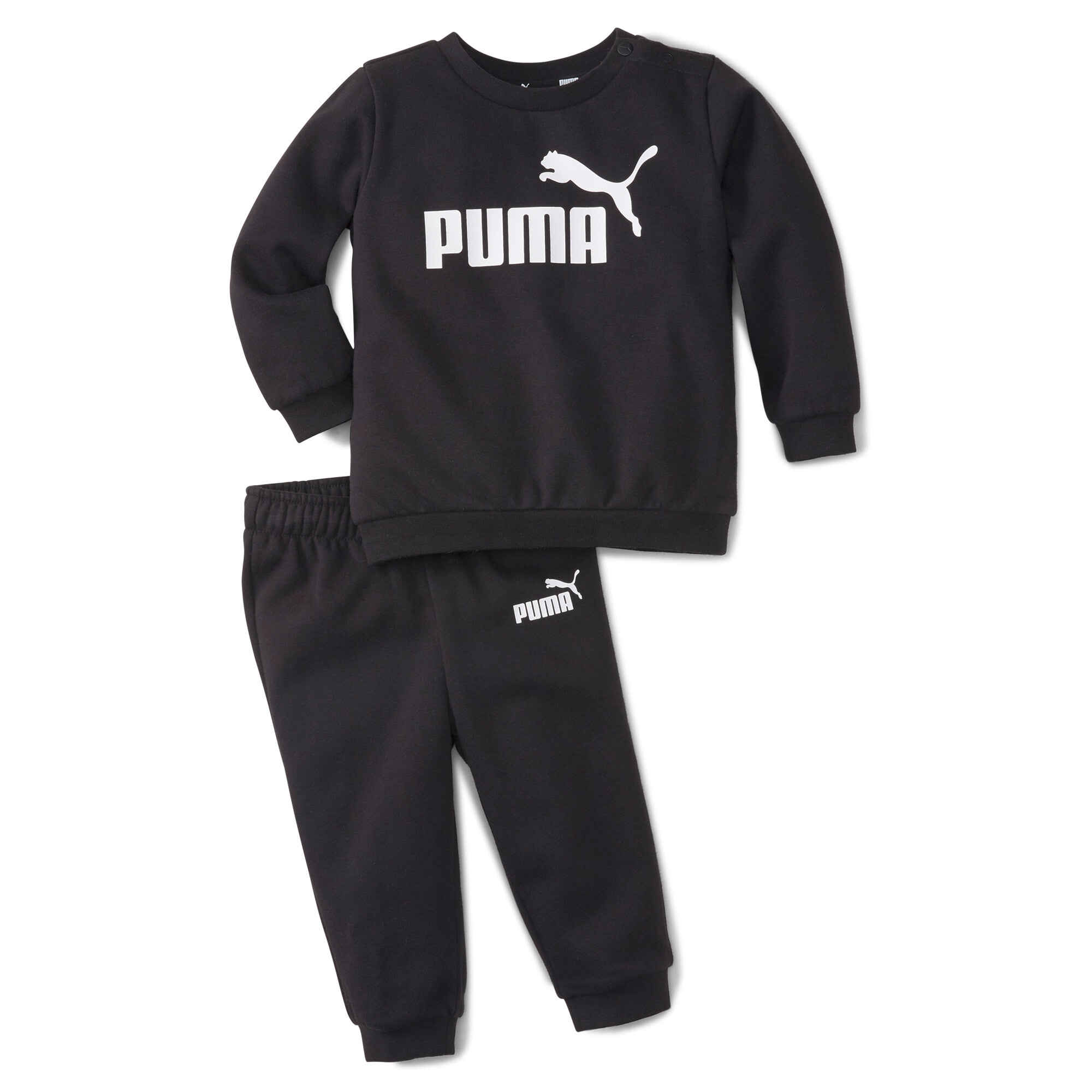 PUMA Trainingsanzug »MINICATS ESS CREW JOGGER FL«, (Set, 2 tlg.)