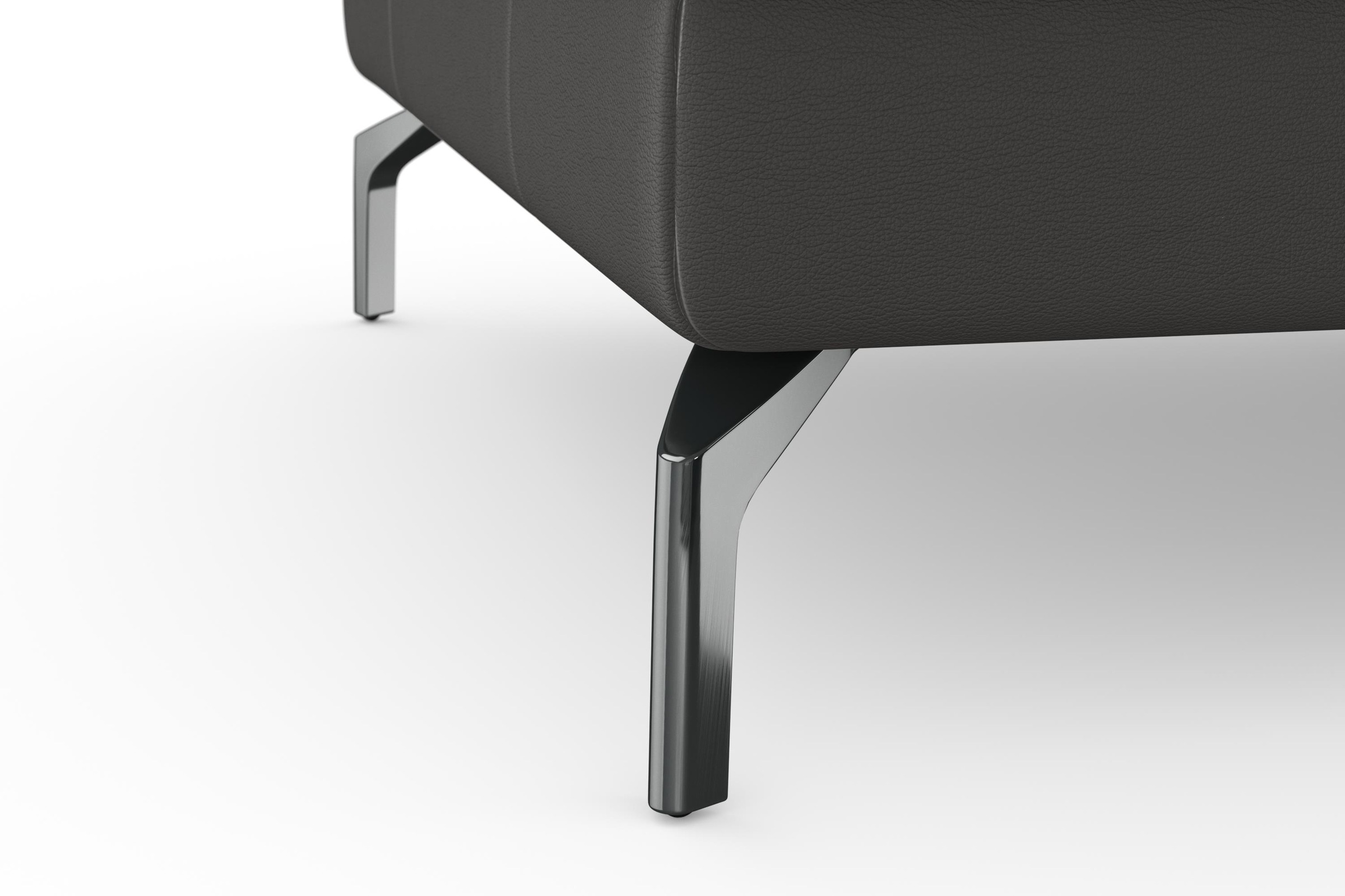 sit&more Wohnlandschaft »Bendigo U-Form«, inklusive Sitztiefenverstellung, Bodenfreiheit 15 cm, in 2 Fußfarben