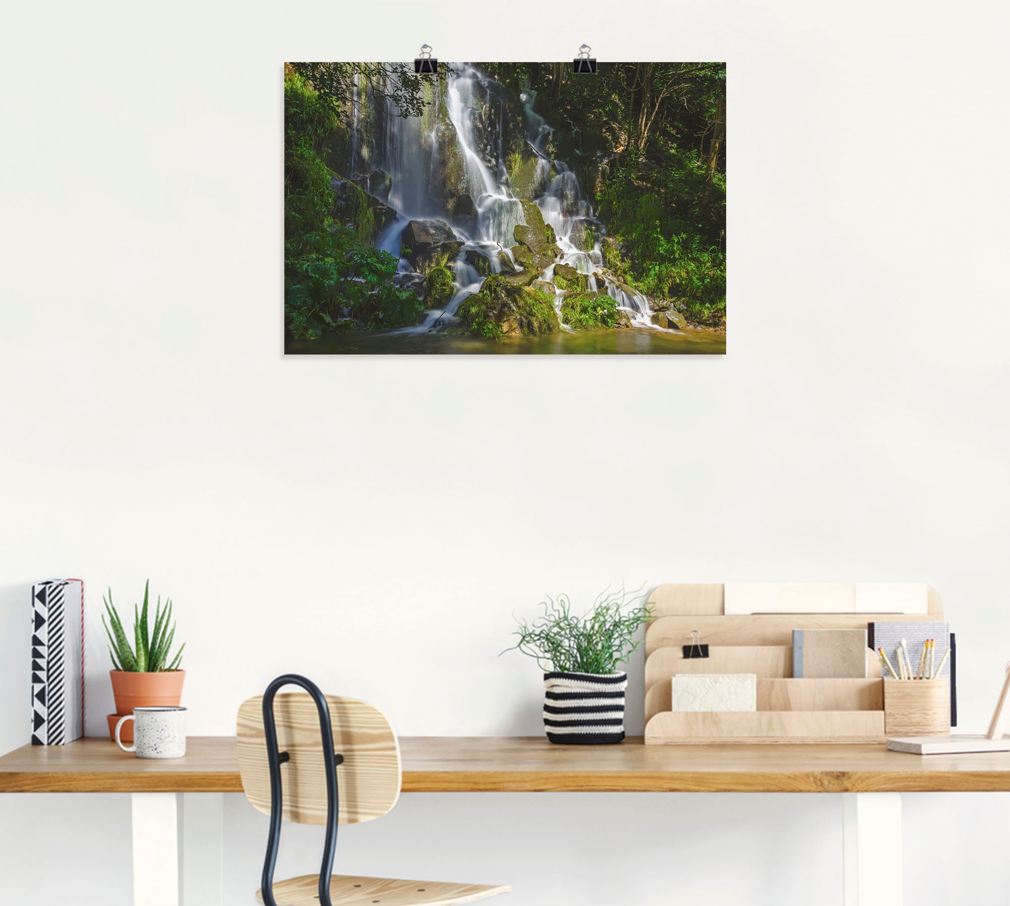 Artland Wandbild »Wasserfall im Harz«, Gewässer, (1 St.), als Poster in verschied. Größen