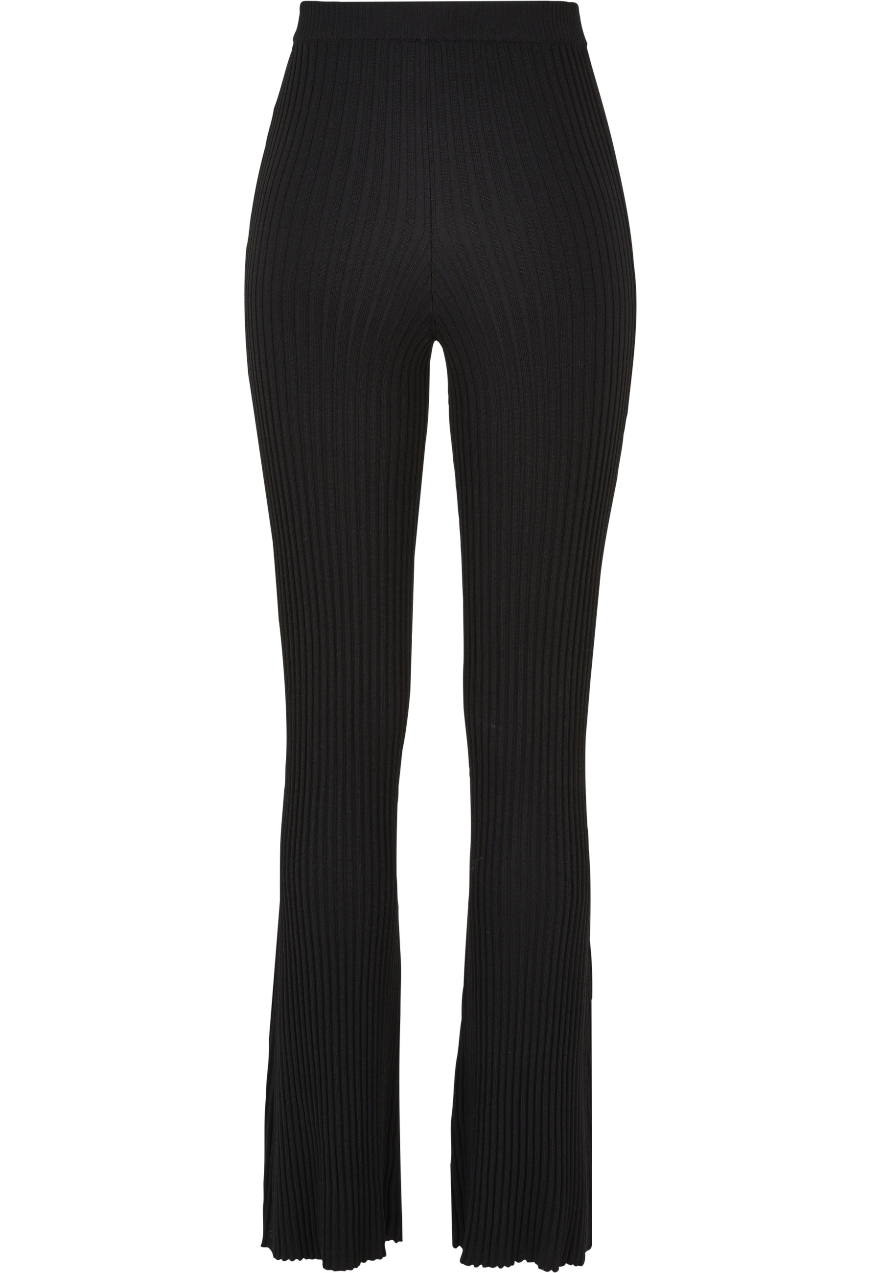 URBAN CLASSICS Leggings "Urban Classics Damen Ladies Flared Rib Knit Leggin günstig online kaufen