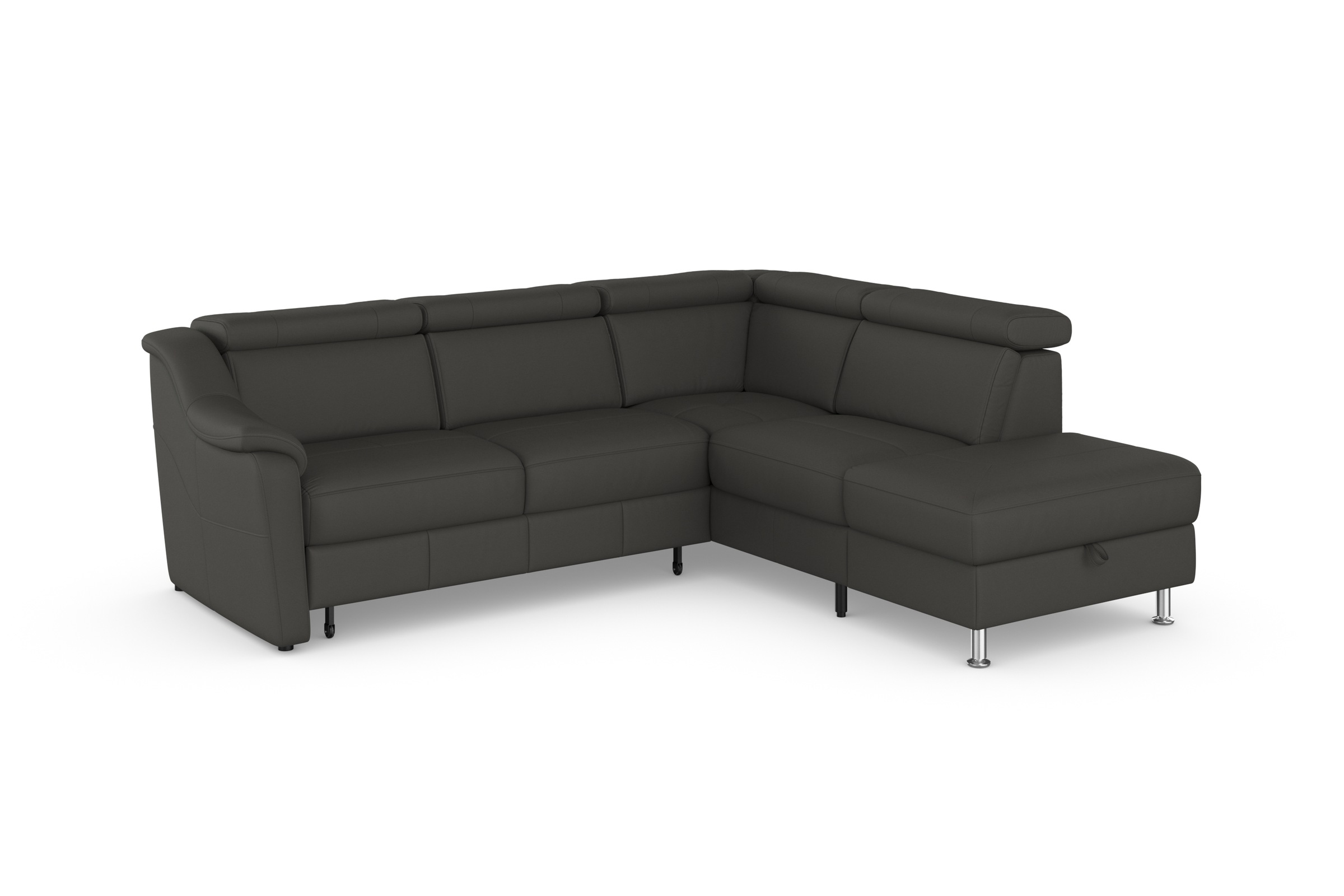 sit&more Ecksofa »Freetown L-Form«, inklusive Kopfteilverstellung und komfortablem Federkern
