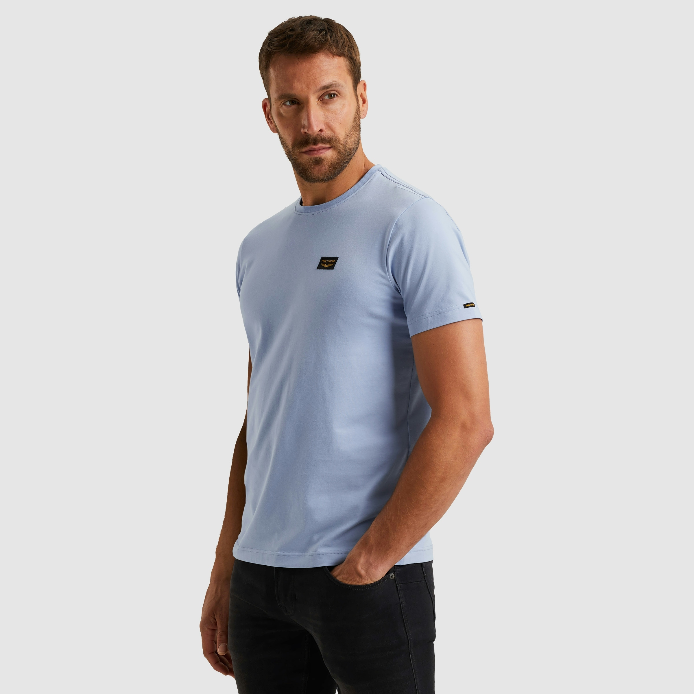 PME LEGEND T-Shirt mit Logobadge günstig online kaufen