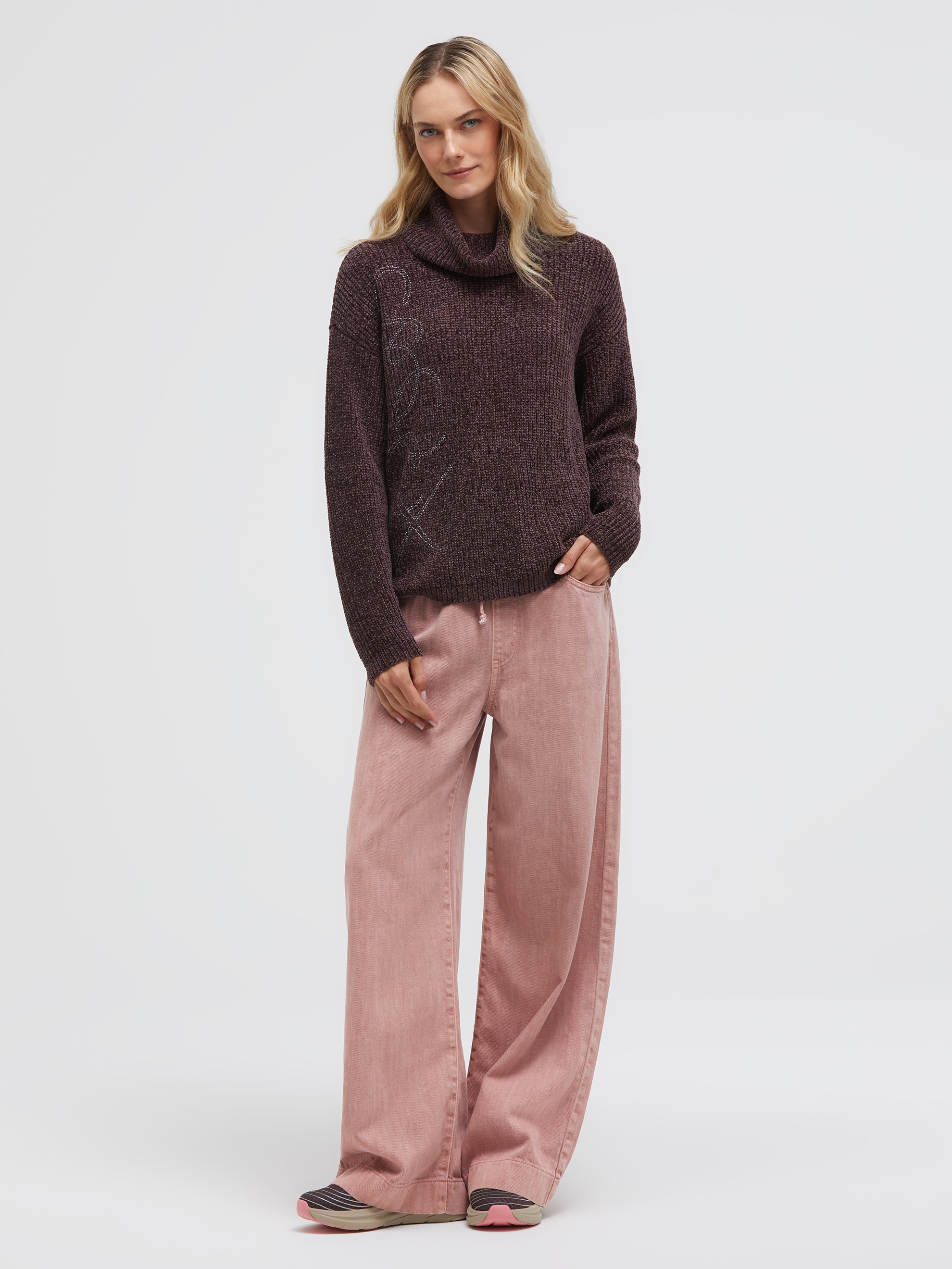 SOCCX Rollkragenpullover mit weicher Haptik