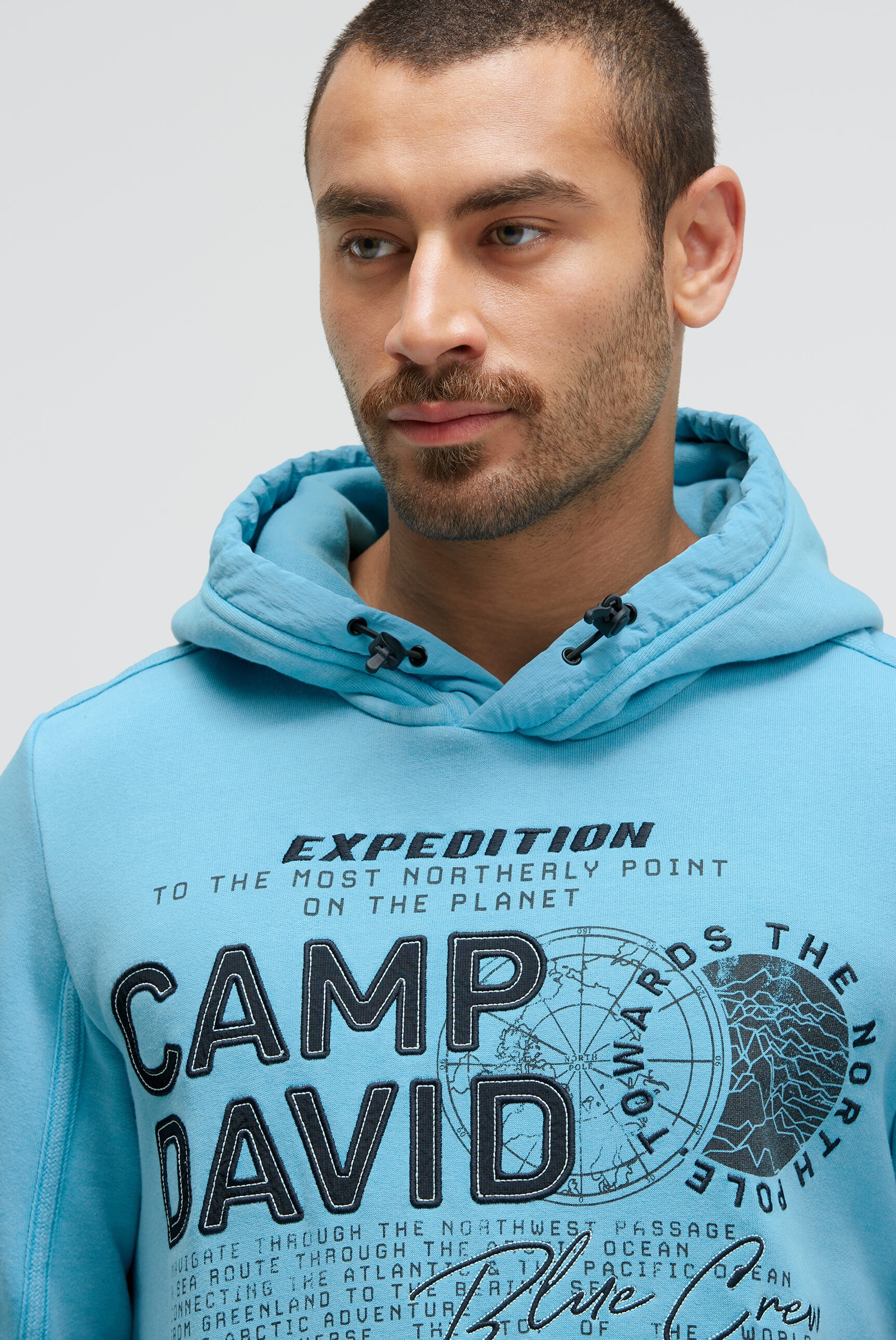 CAMP DAVID Kapuzensweatshirt, mit Reißverschluss-Taschen