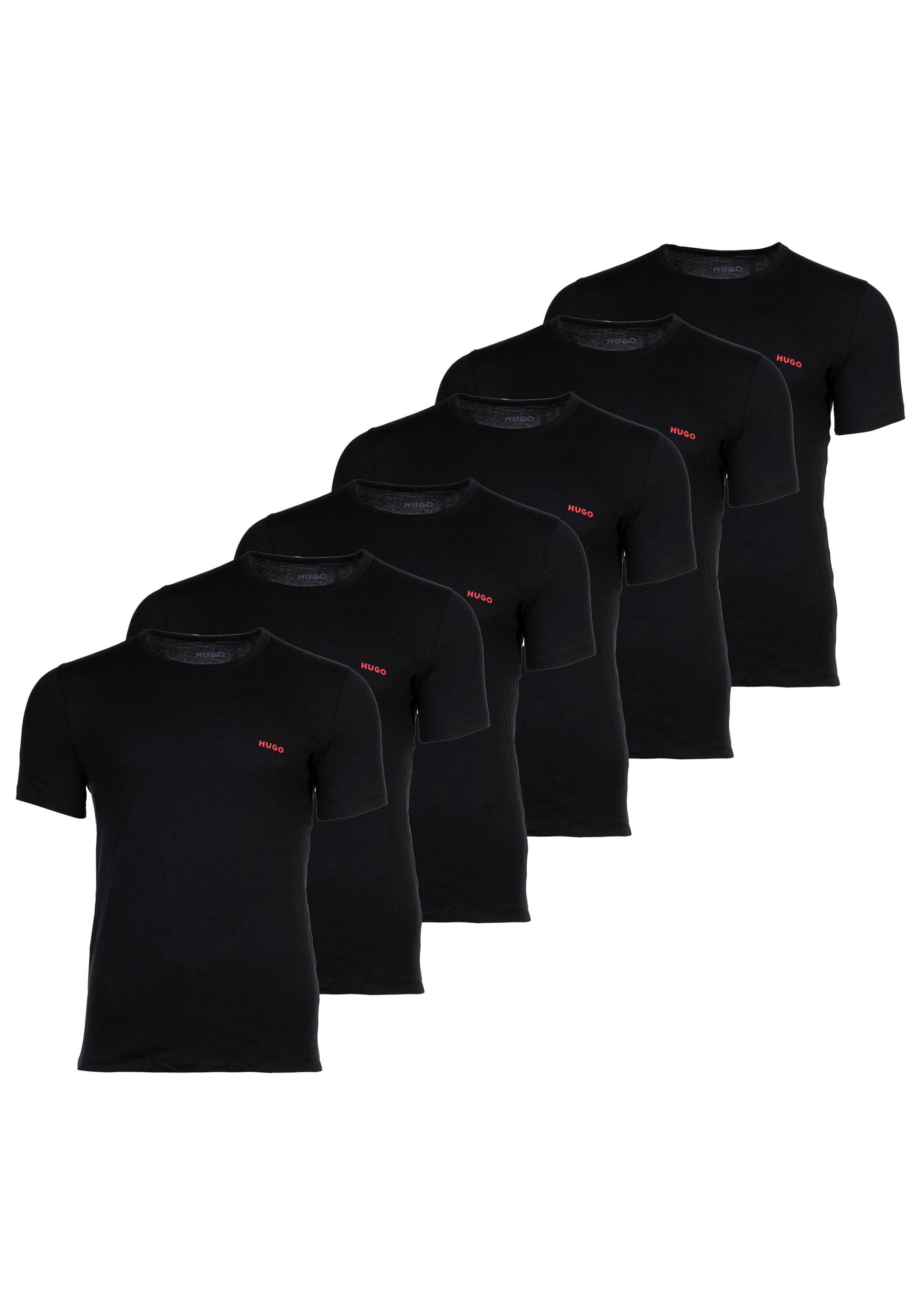 HUGO T-Shirt "T-Shirt T-SHIRT RN TRIPLET P 10217251 02 6er Pack" günstig online kaufen