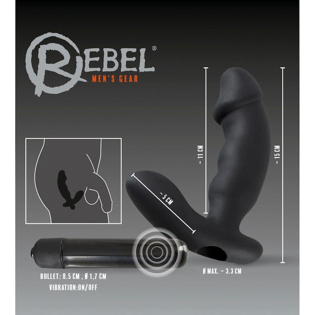 REBEL Analvibrator »Rebel Cock-shaped Vibe«