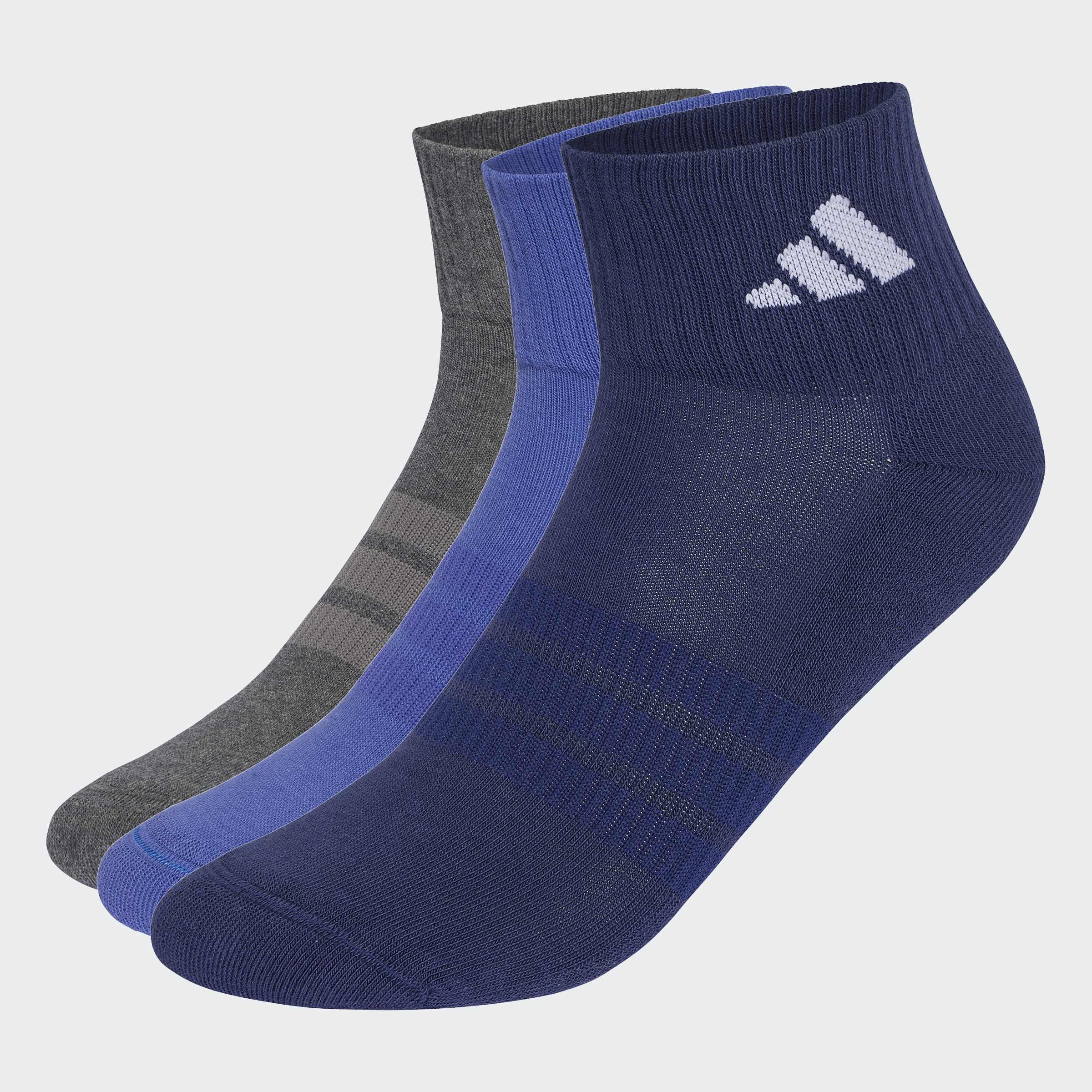 adidas Performance Funktionssocken "CUSHIONED SPORTSWEAR ANKLE 3ER-PACK" 3 Paar tlg. für Fitness und sportliche Aktivitäten, sportlicher Stil, 3er-Set