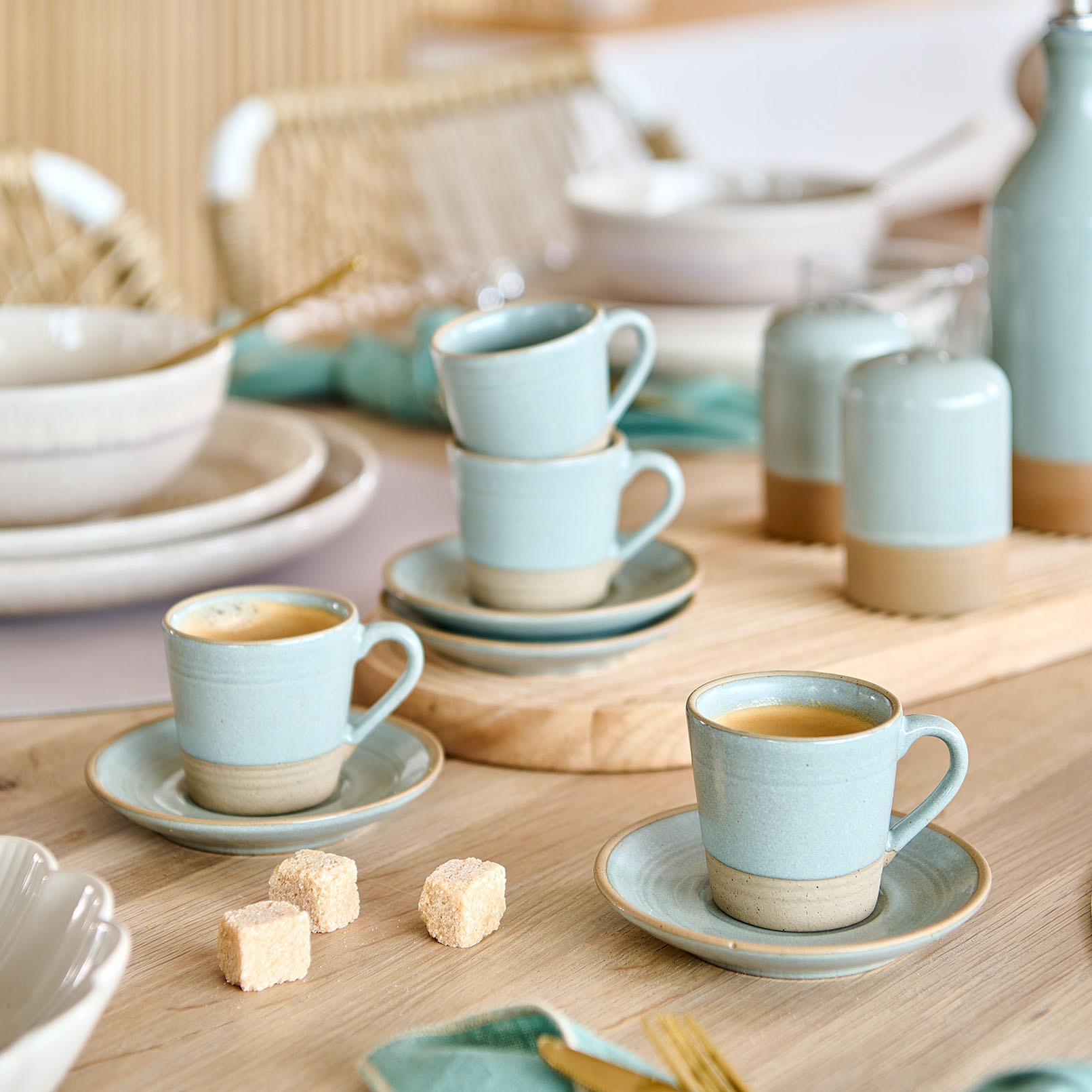 Zeller Present Espressotasse 60 ml, 8-teilig (4 Tassen/4 Untertassen) günstig online kaufen