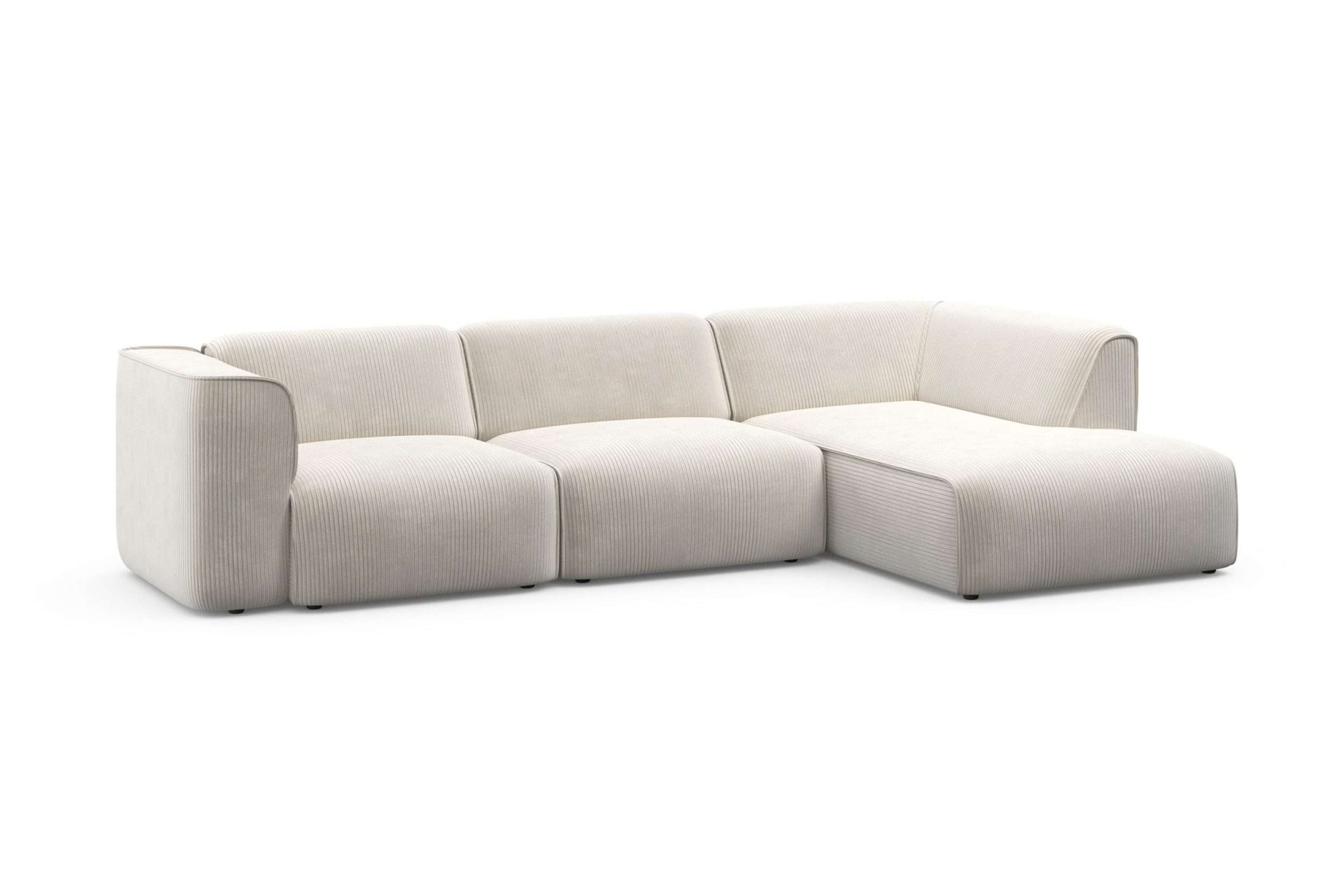 RAUM.ID Ecksofa »Merid L-Form, jederzeit durch Module erweiterbar, B/T/H: 295/162/70 cm«, als Modul oder separat verwendbar, für individuelle Zusammenstellung