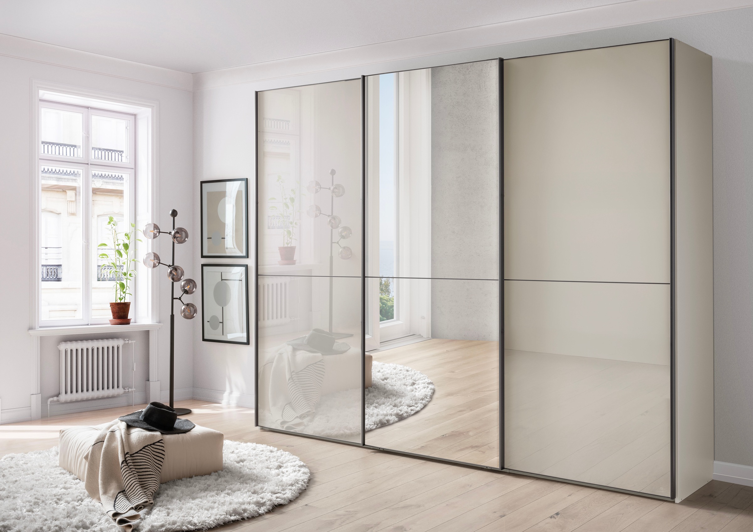 WIEMANN Schwebetürenschrank "Phoenix, Made in Germany, modernes Design, Hig günstig online kaufen