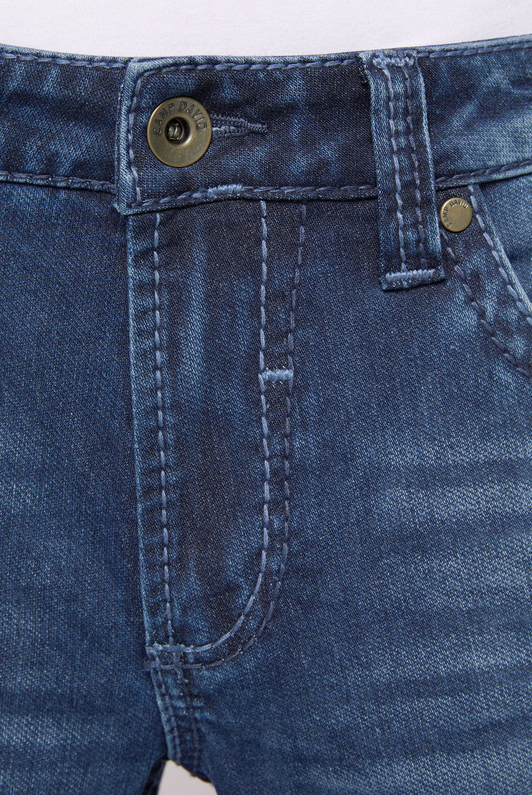 CAMP DAVID Regular-fit-Jeans, mit Bleaching-Effekten