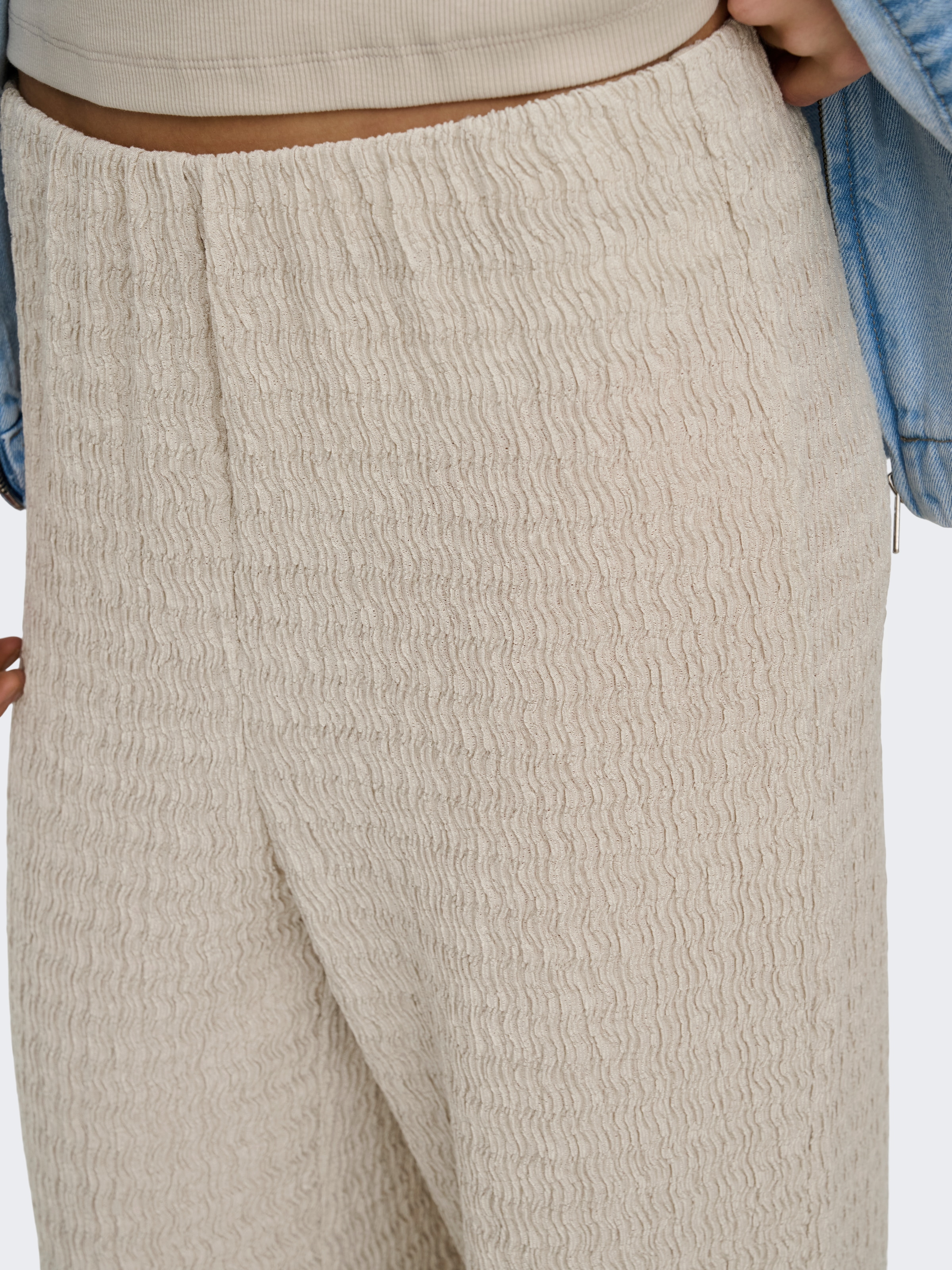 ONLY Schlupfhose »ONLILSE PANT STRUCTURE JRS NOOS«  Kunstfaser, regular fit