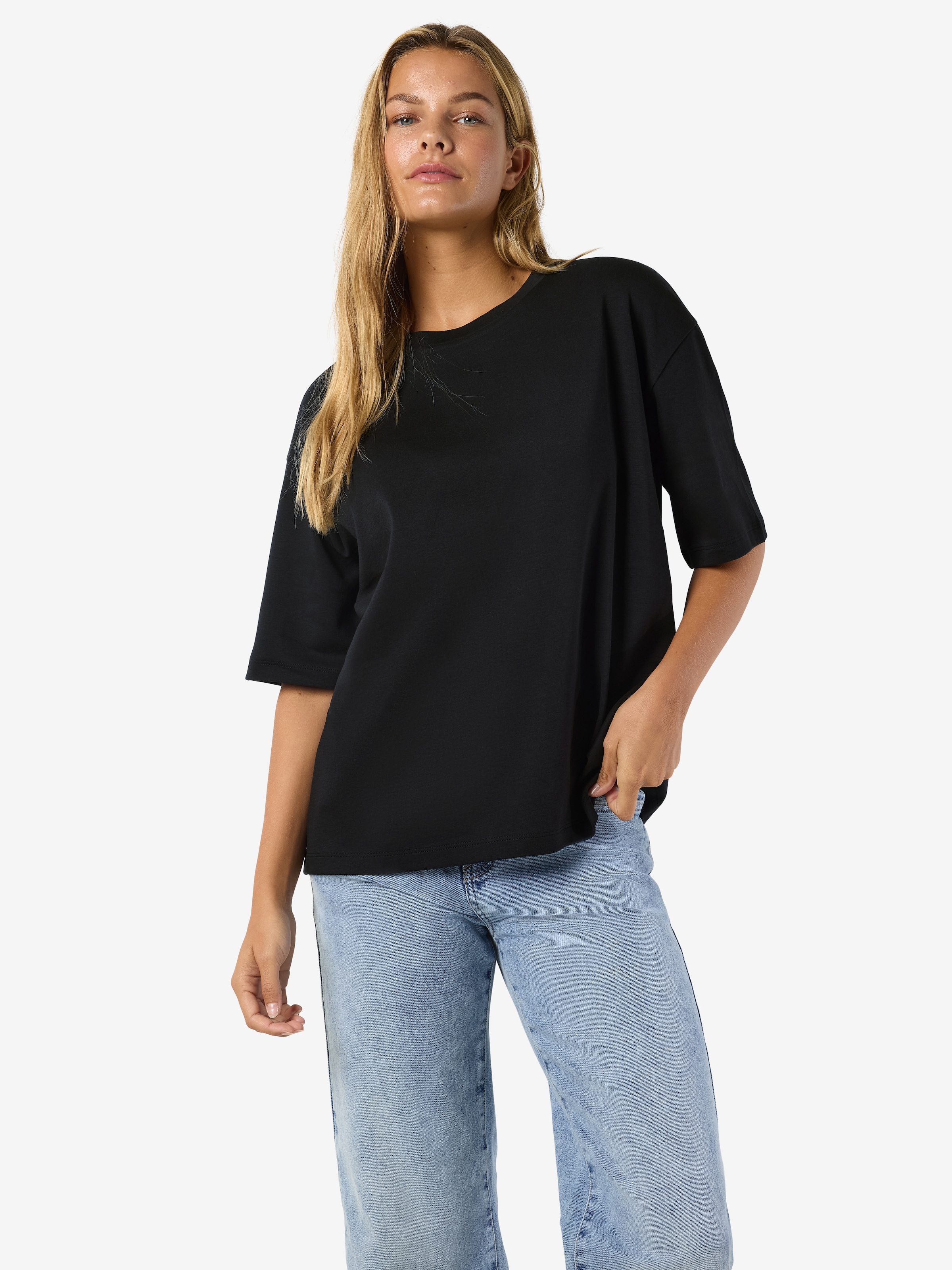 Noisy may Kurzarmshirt »NMKIM S/S T-SHIRT JRS NOOS« Baumwolle, regular fit