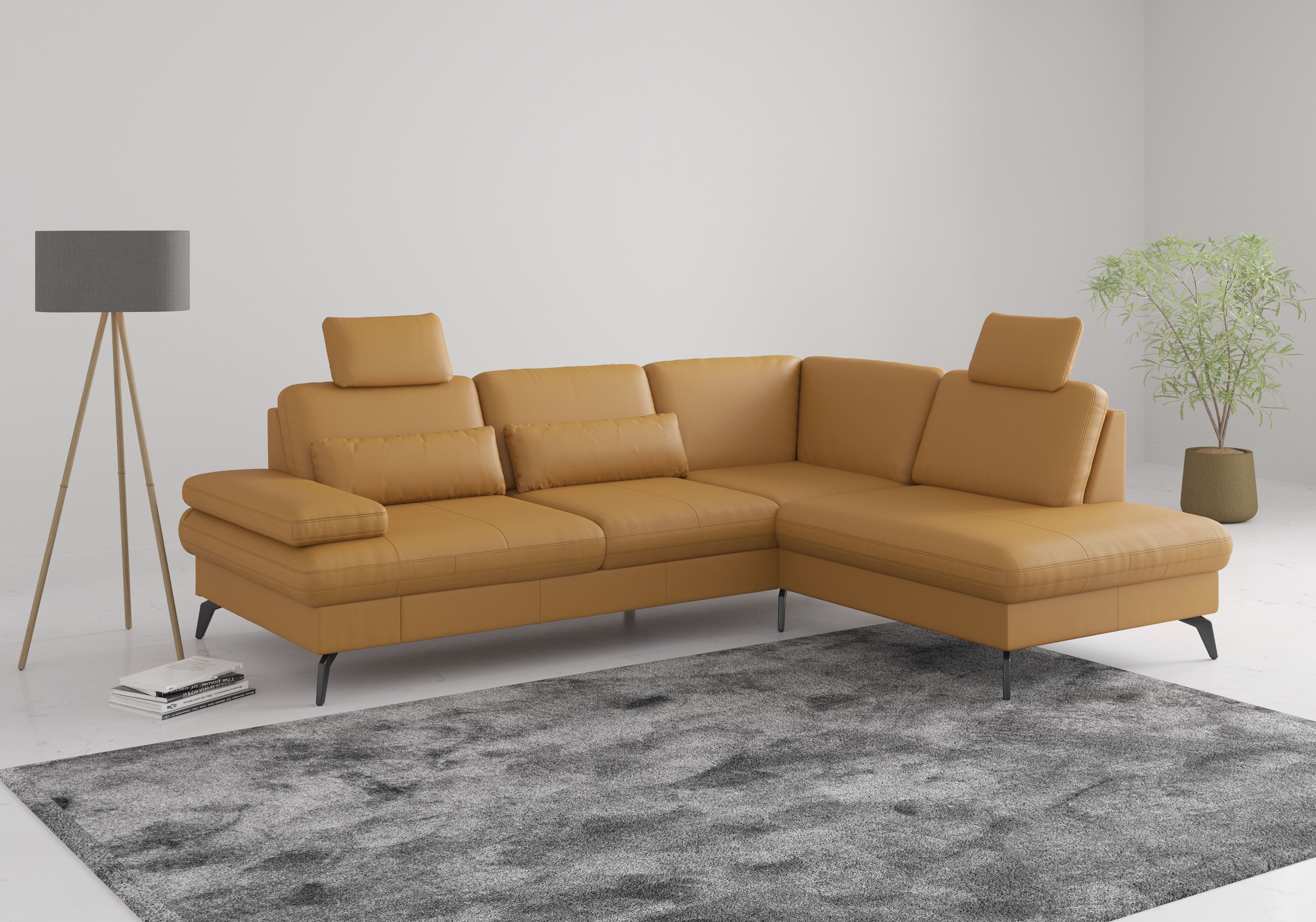 sit&more Ecksofa "Morris L-Form", Inkl.Sitztiefenverstellung und Armteilver günstig online kaufen