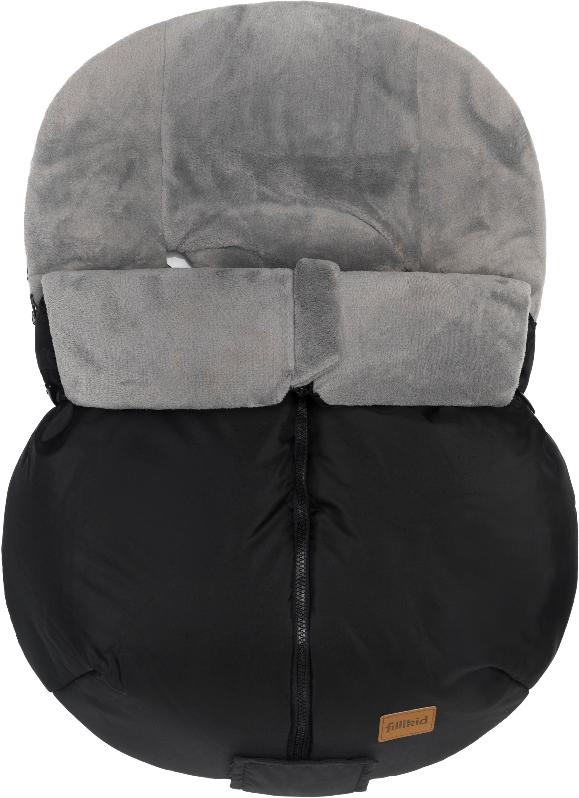 FILLIKID Kinder Fußsack "Sella, Winterfußsack", schwarz, Polyester, Fußsäcke, für Babyschalen
