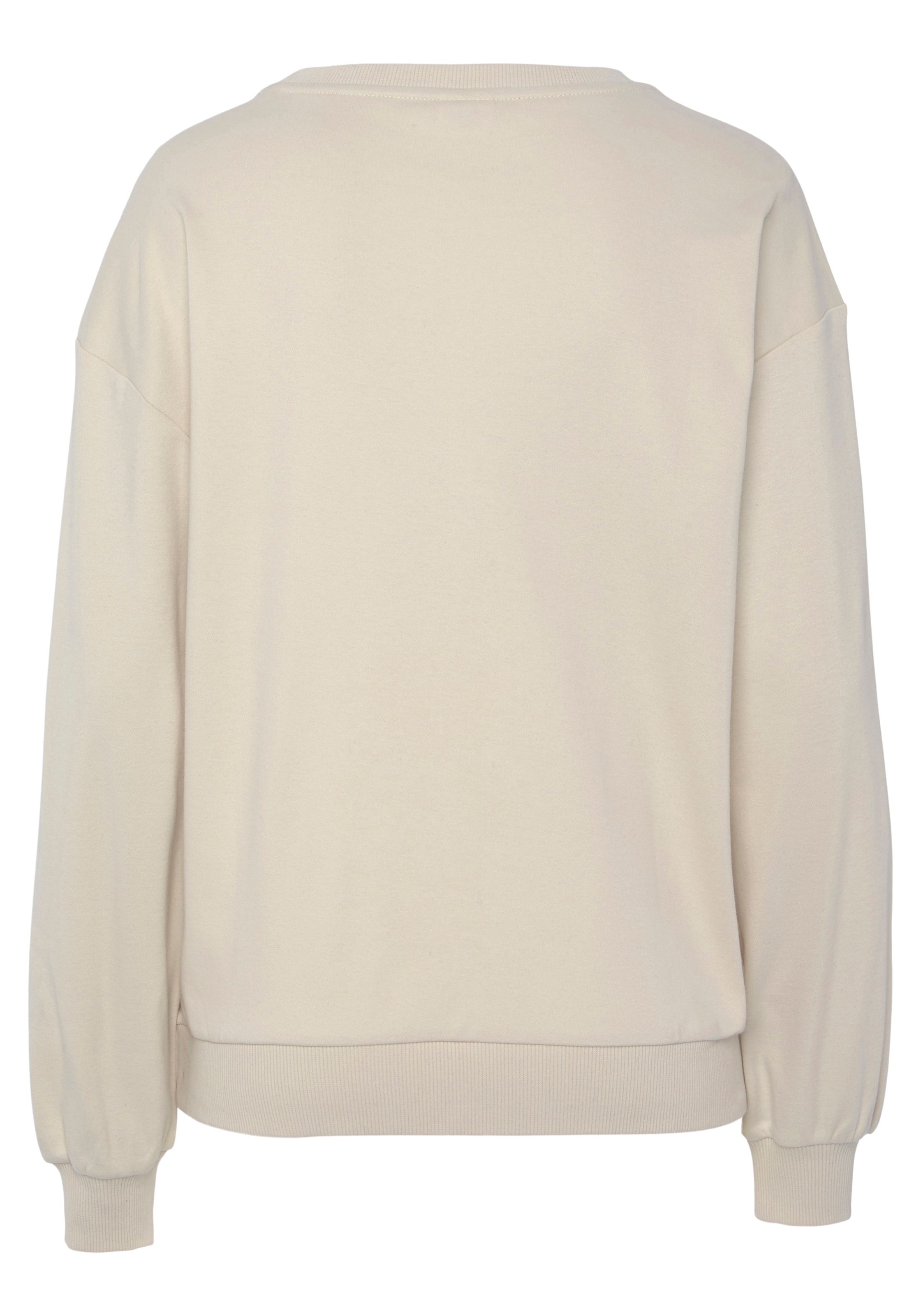 LASCANA Sweatshirt, mit Druck, Loungewear