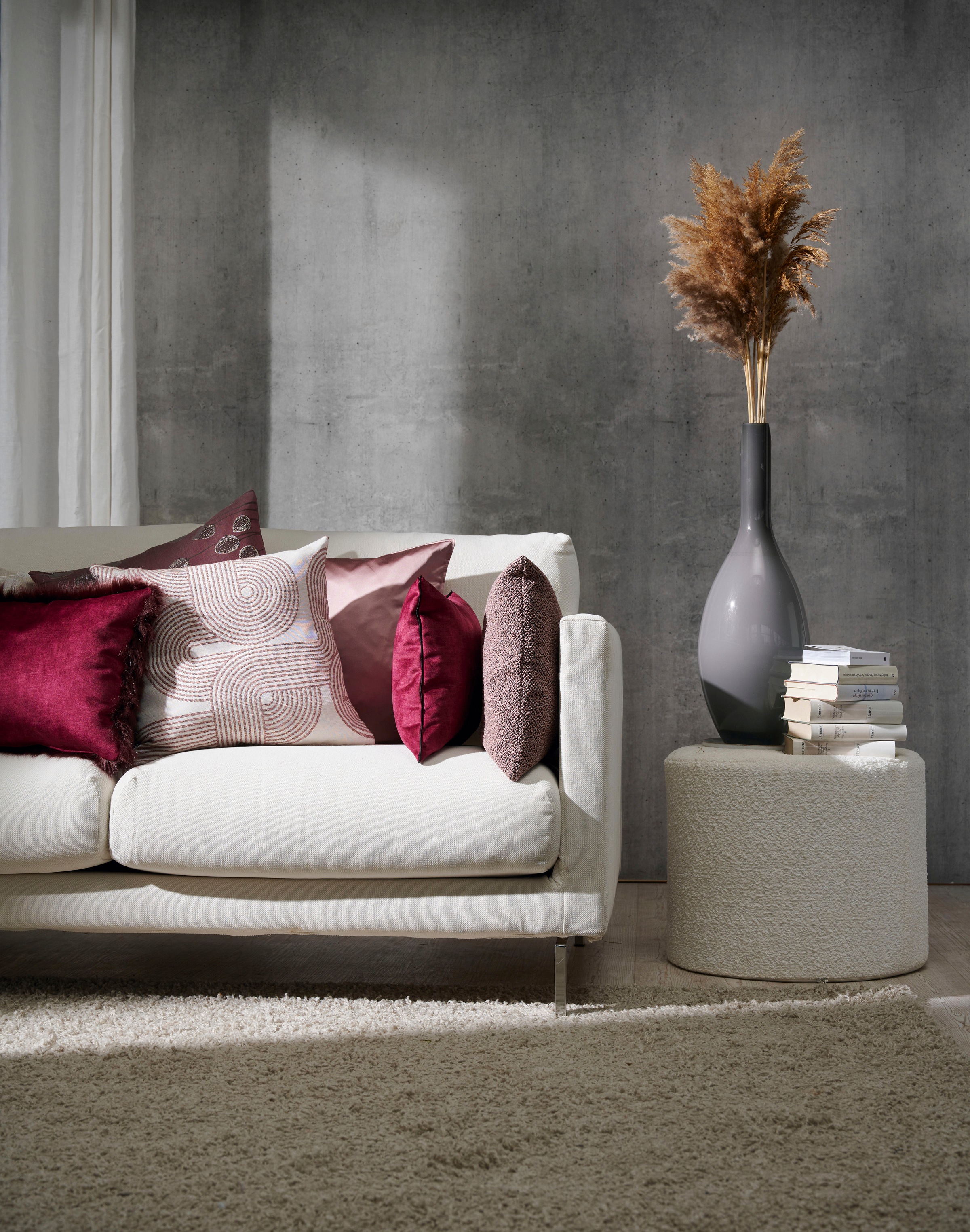 APELT Dekokissen "Tony" Hochwertiger Bouclé, Kissen gefüllt günstig online kaufen