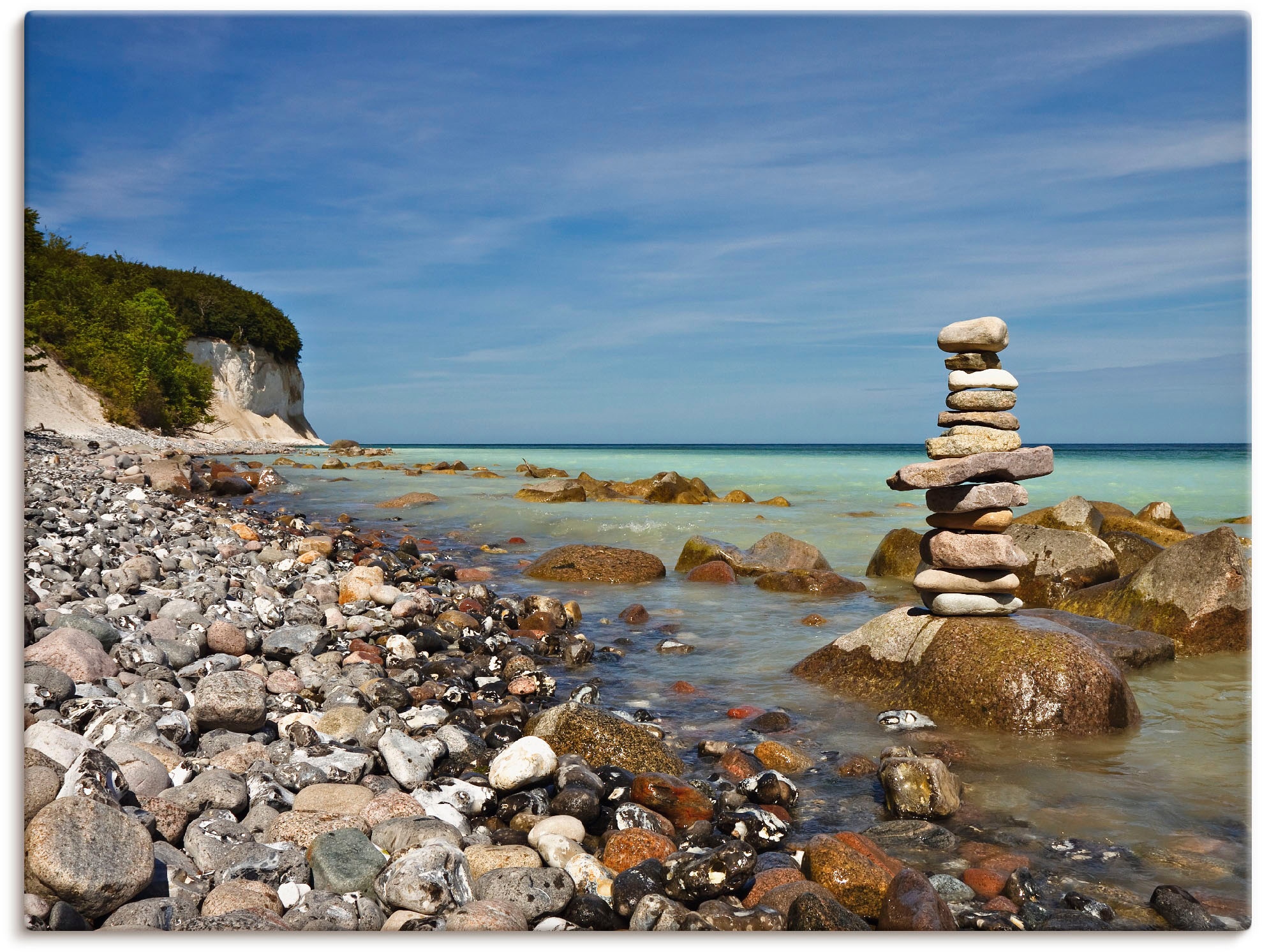 Artland Paveikslas »An der Ostseeküste ant Rüg...