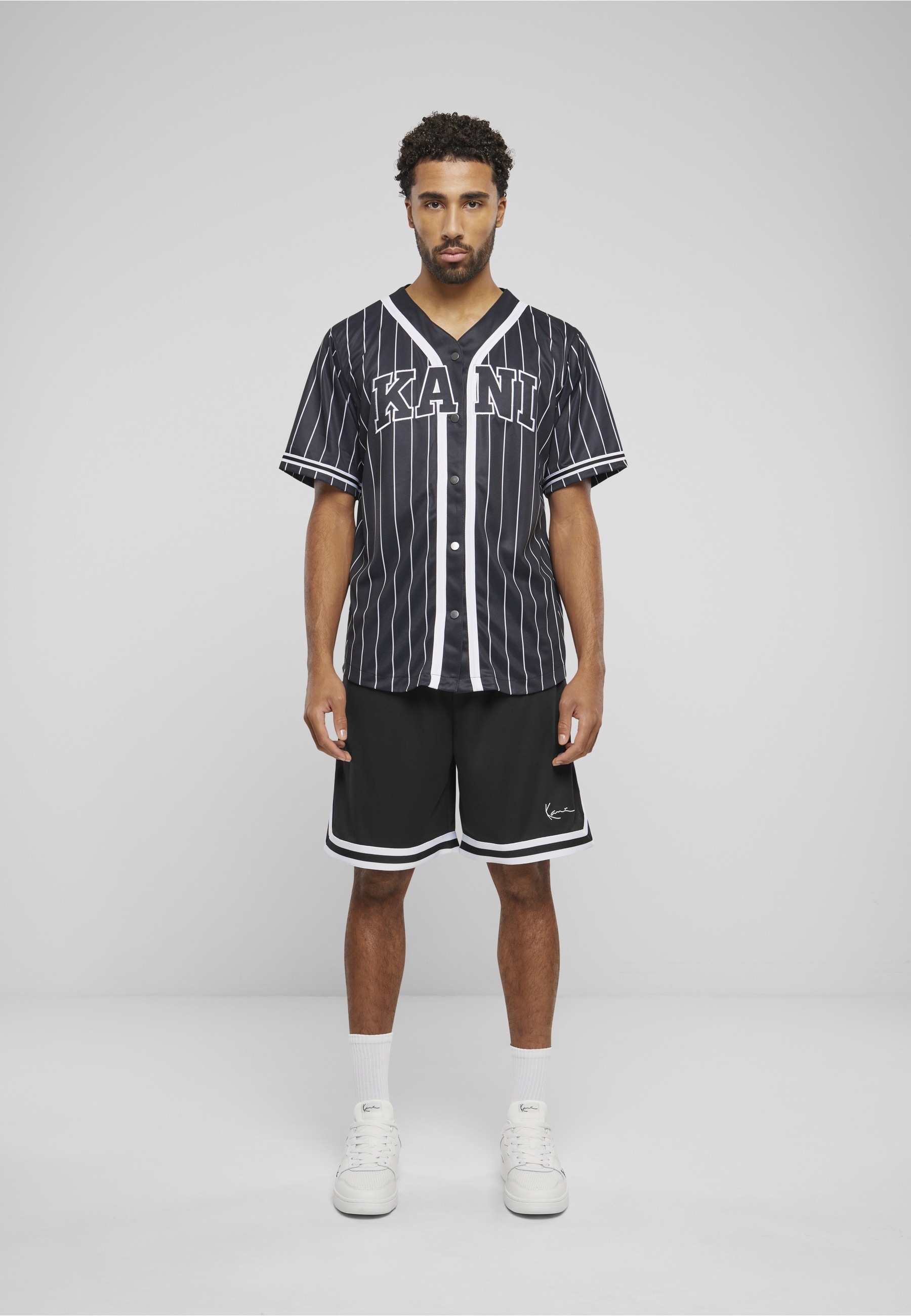 Karl Kani Stoffhose »Karl Kani Herren Signature Mesh Shorts«
