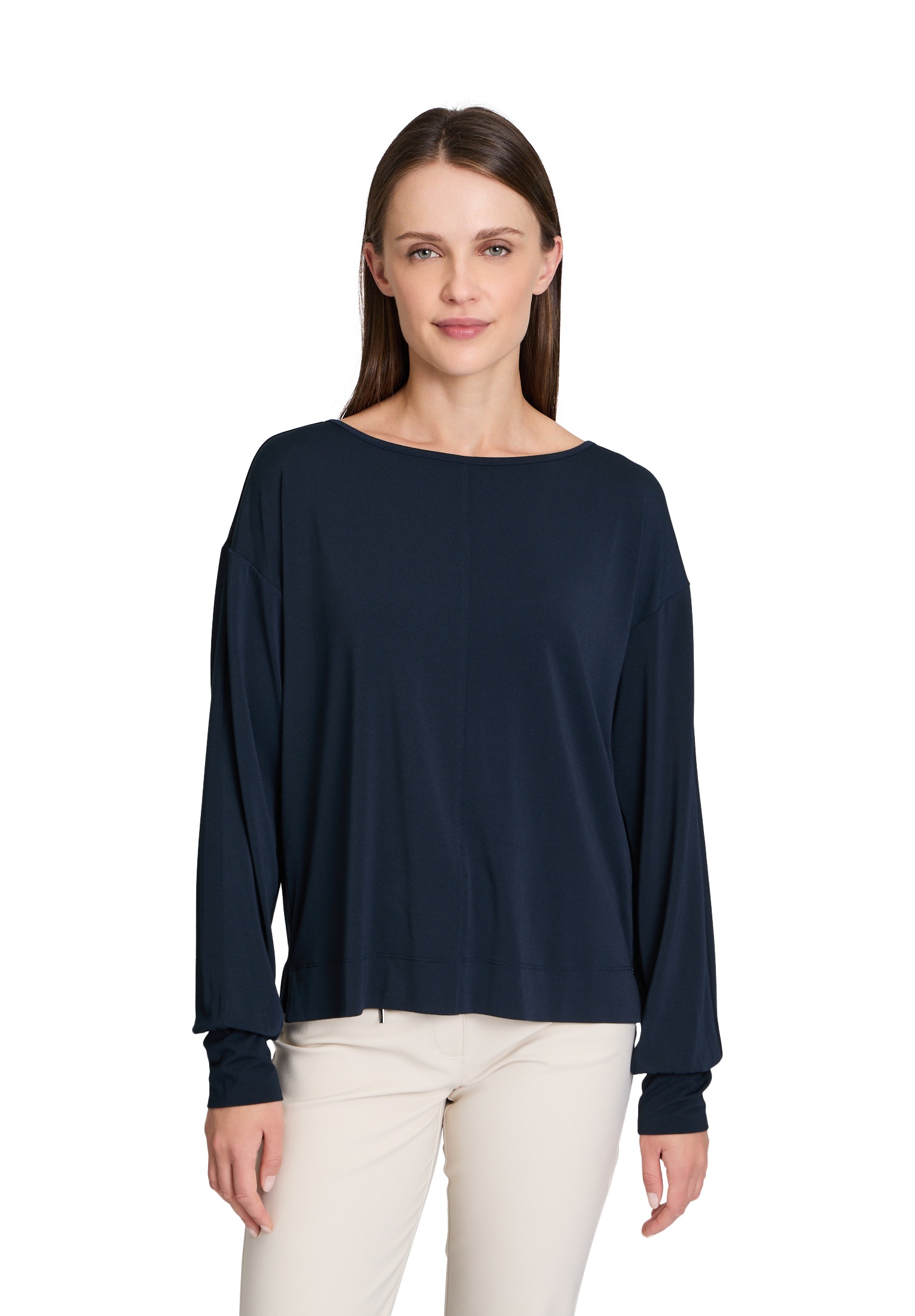 Betty Barclay Kurzarmshirt "Betty Barclay Blusenshirt mit Patches", Materia günstig online kaufen