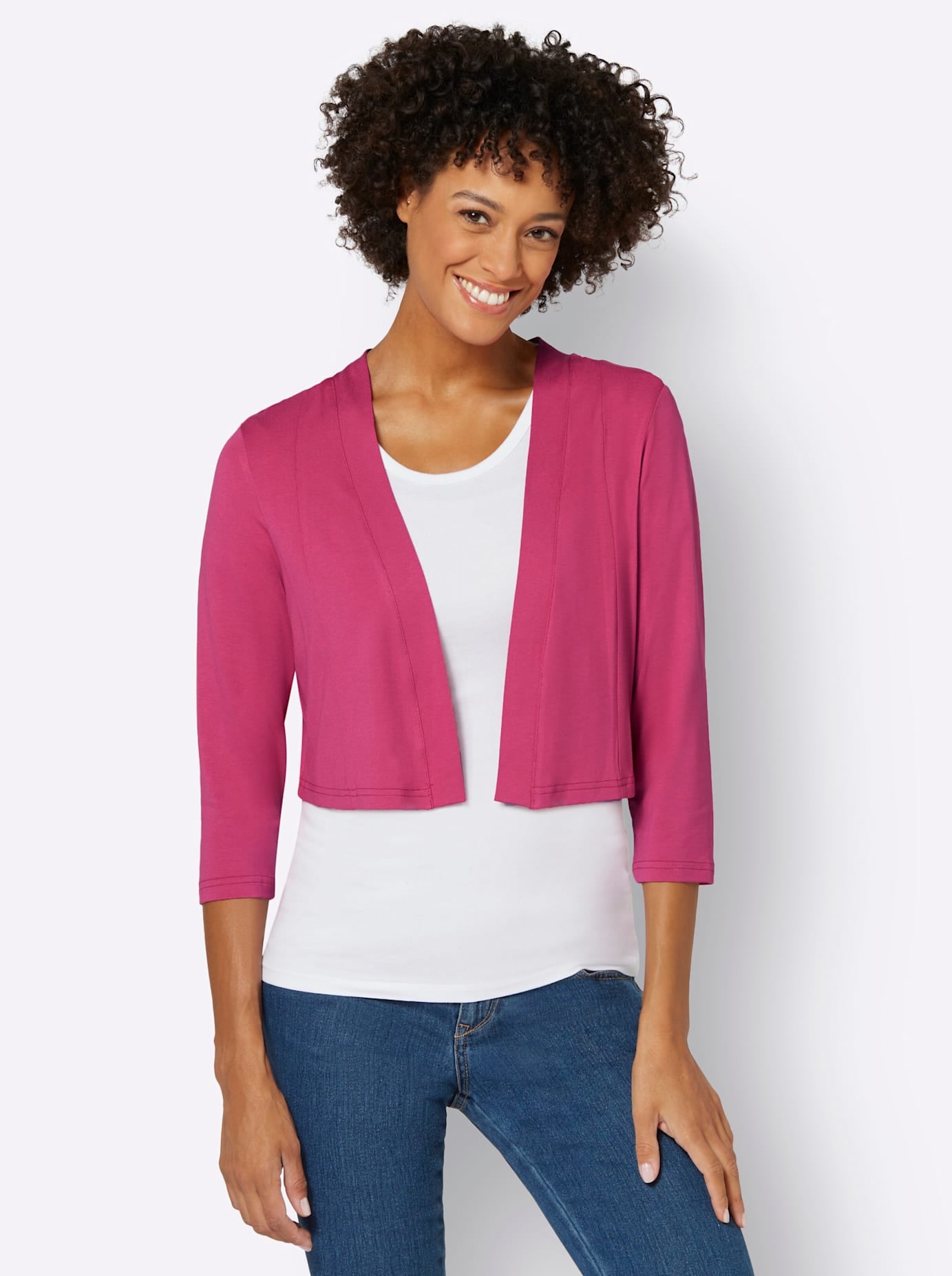 Casual Looks Shirtjacke "Bolero" 1 Stk. tlg. günstig online kaufen