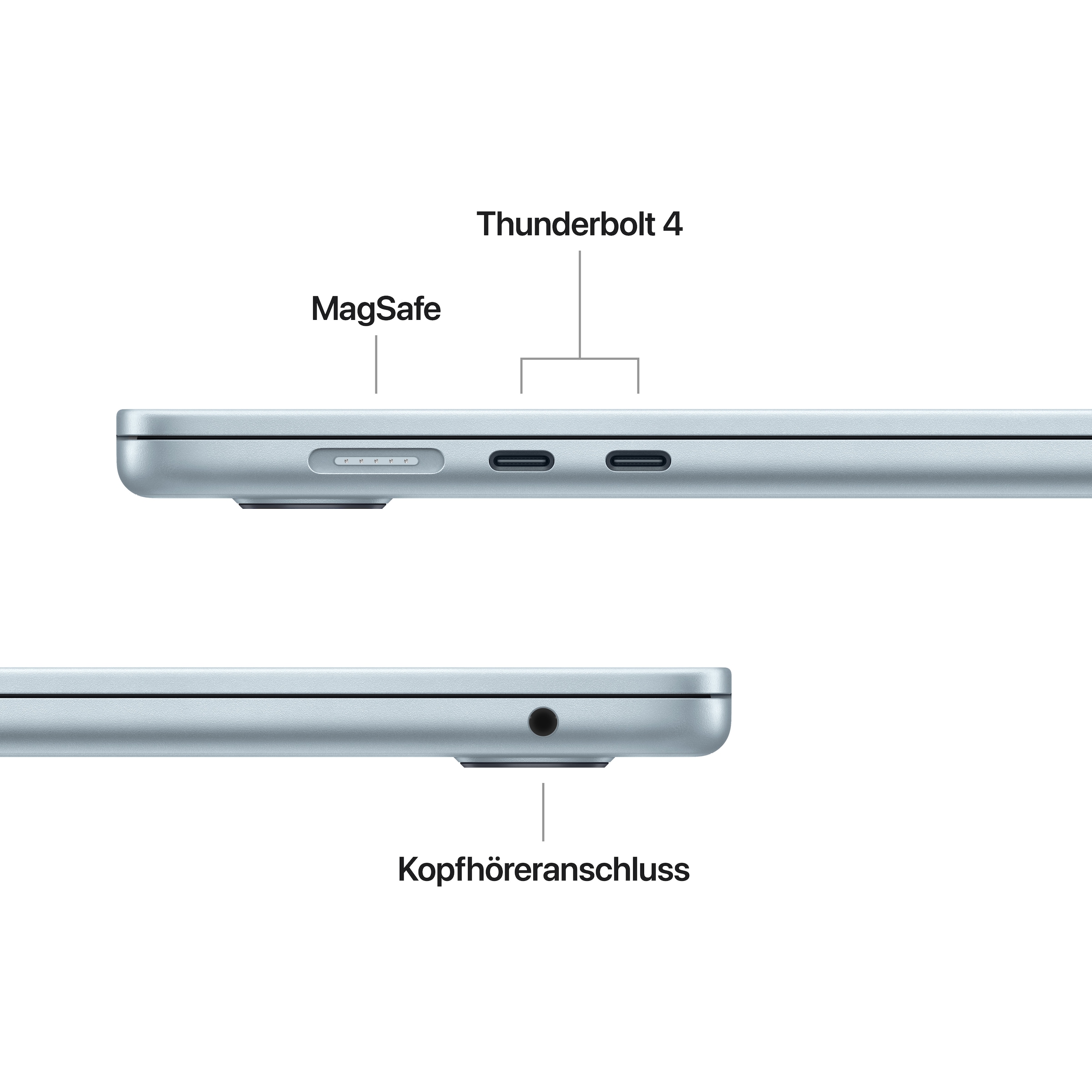 Apple Notebook »15-inch MacBook Air« 38,91 cm / 15,3 ″ Apple M5 10-Core GPU 512 GB SSD