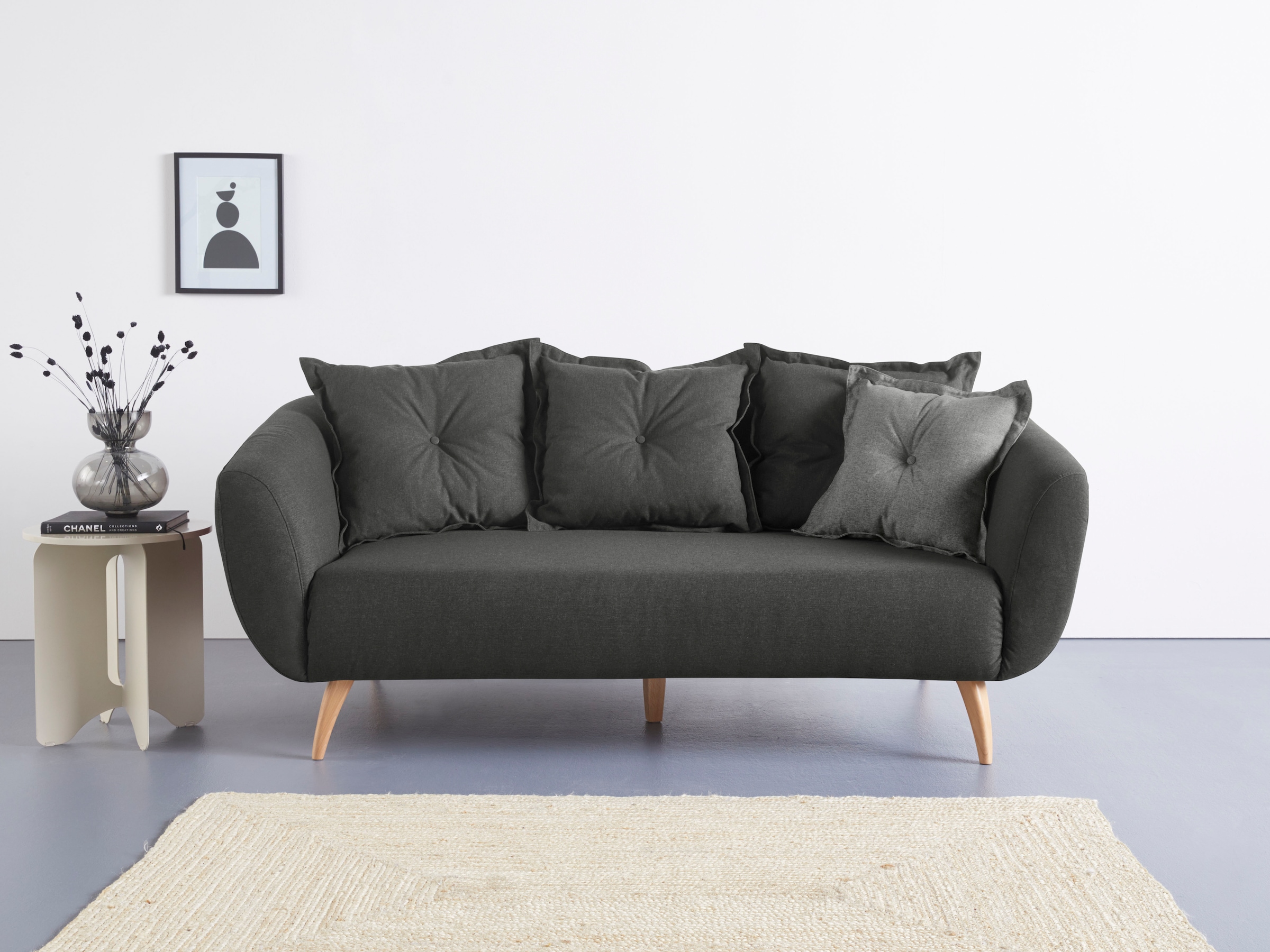 Home affaire 2,5-Sitzer "Baggio modern und romantisches Design, bequem", Zi günstig online kaufen