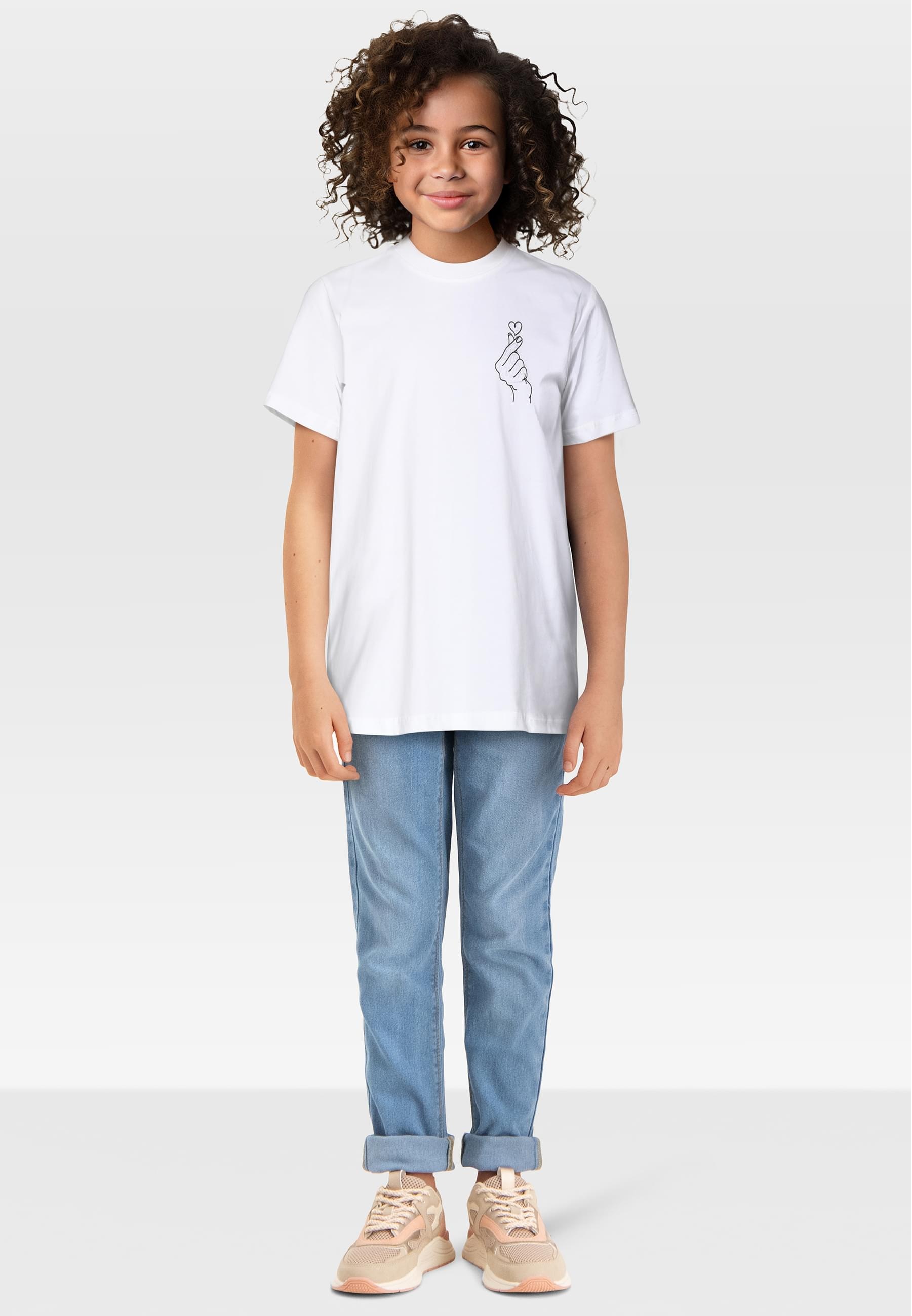 URBAN CLASSICS T-Shirt »Urban Classics T-Shirt 2 Pack - kurzarm - Butterfly & Love Sign«, (1 tlg.)
