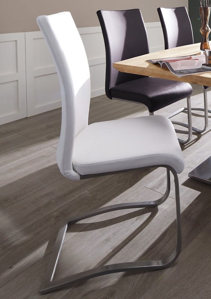 MCA furniture Freischwinger »Arco«, (Set), 4 St., Kunstleder, 2er-, 4er-, 6er-Set, Stuhl belastbar bis 130 Kg