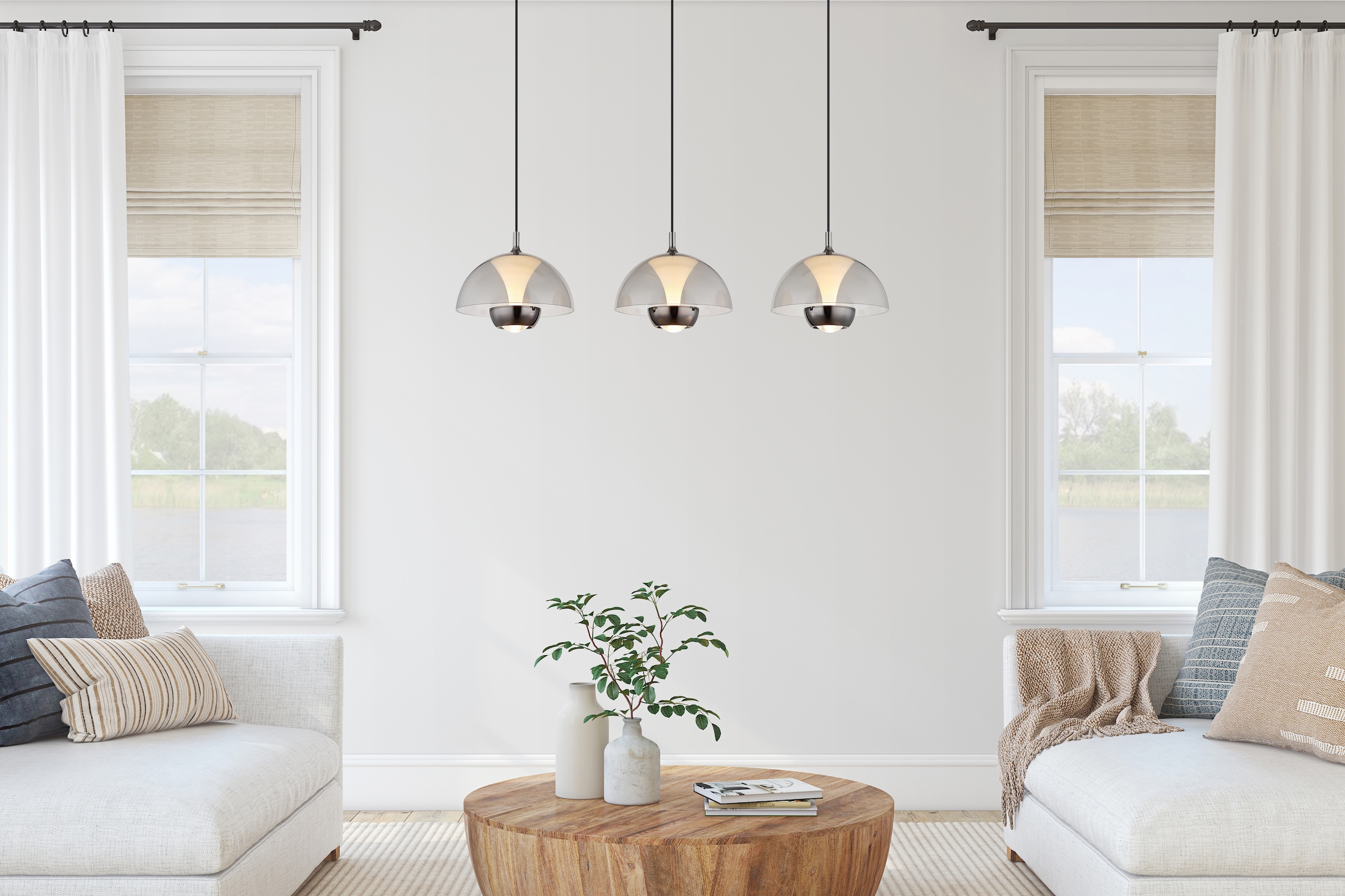 GLOBO LIGHTING LED Pendelleuchte »ARUS«, Leuchtmittel LED-Modul | LED fest integriert, Hängelampe/Hängeleuchte/Wohnzimmer/Esstisch/elegant