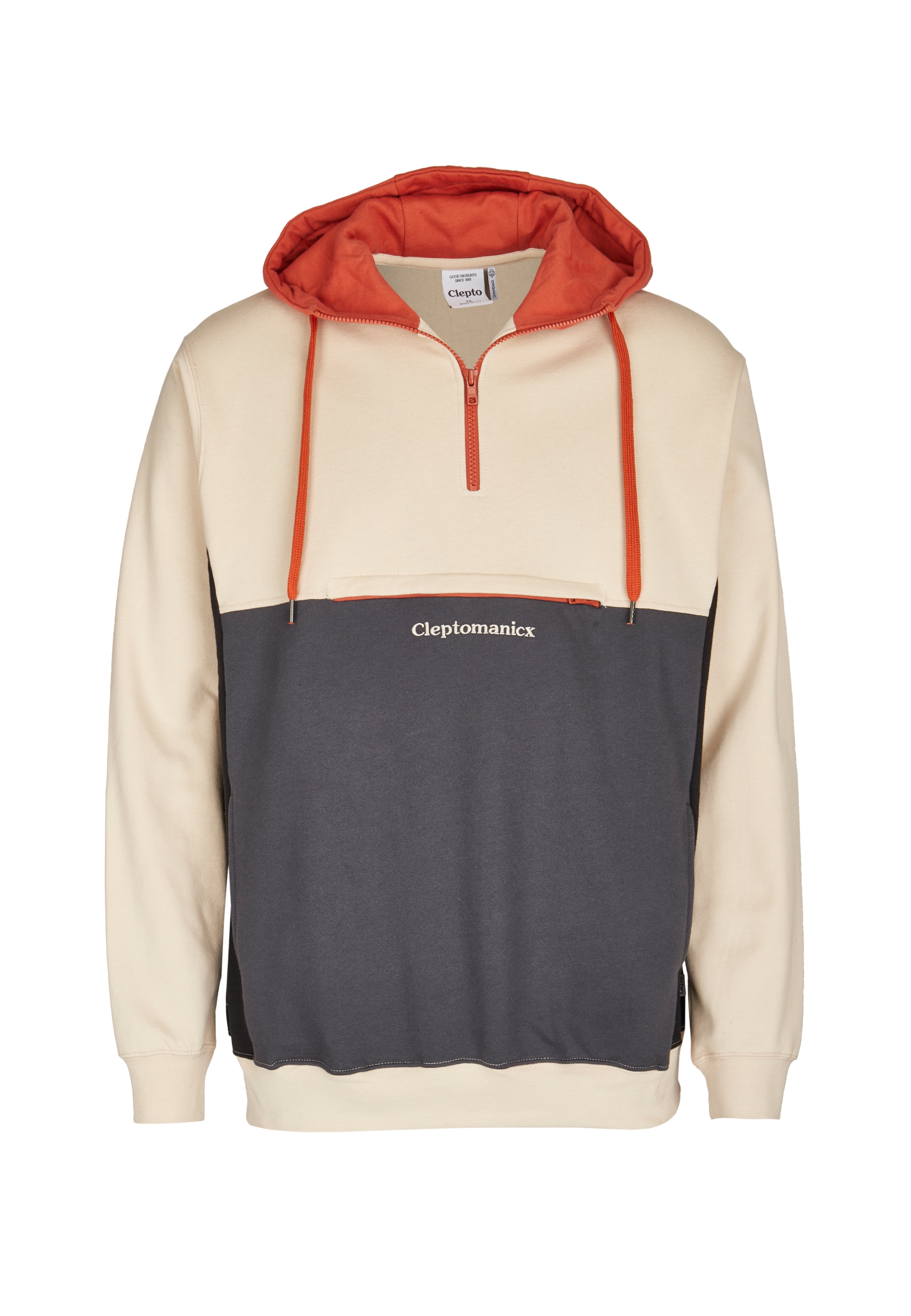 Cleptomanicx Kapuzensweatshirt »Hooded Block«, im lässigen Color-Blocking-Stil