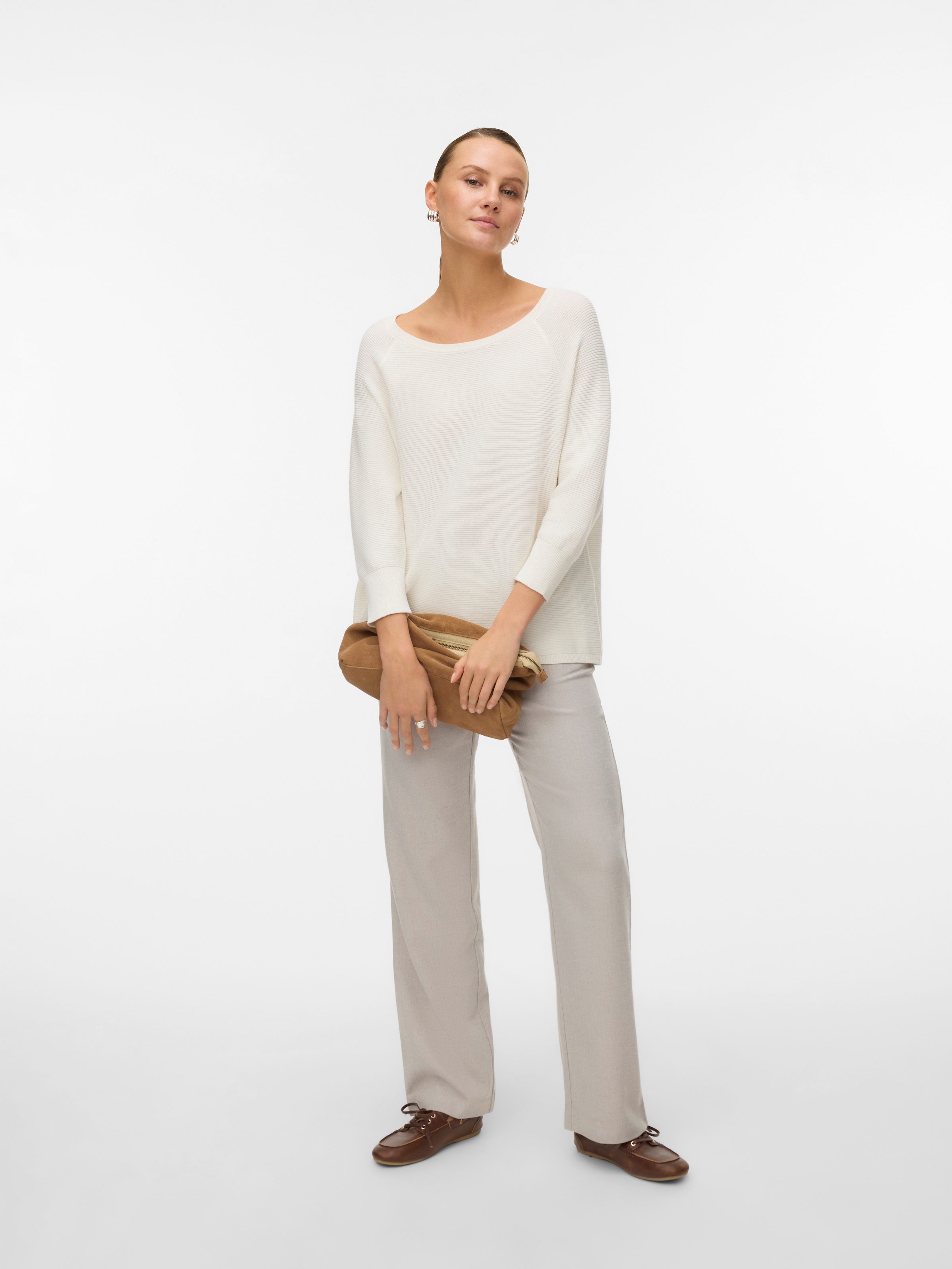 Vero Moda Strickpullover »VMNEW NORA 3/4 BOATNECK PULLOVER NOOS«