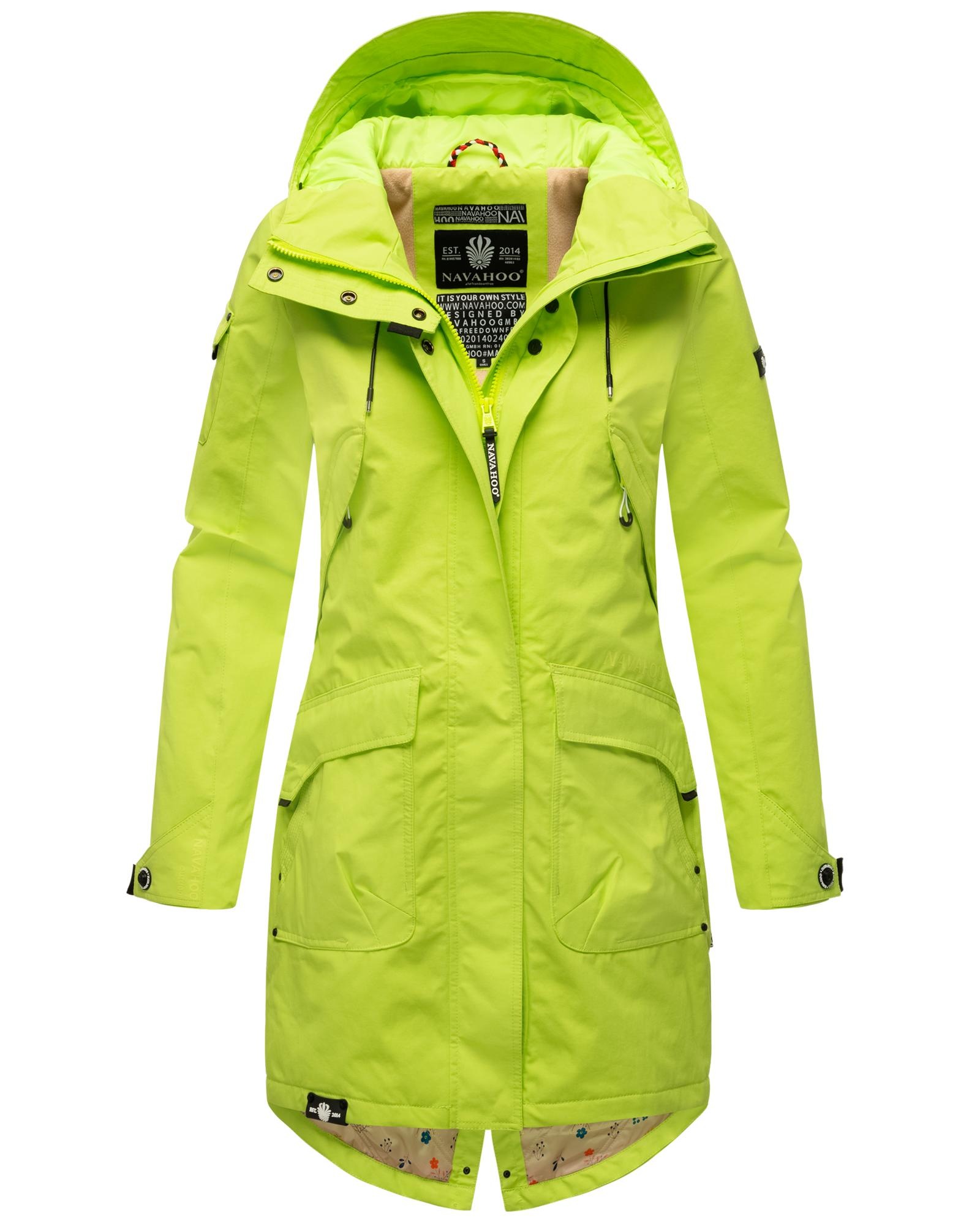 Navahoo Outdoorjacke "Pfefferschote", mit Kapuze, moderne Damen Übergangsjacke mit Kapuze