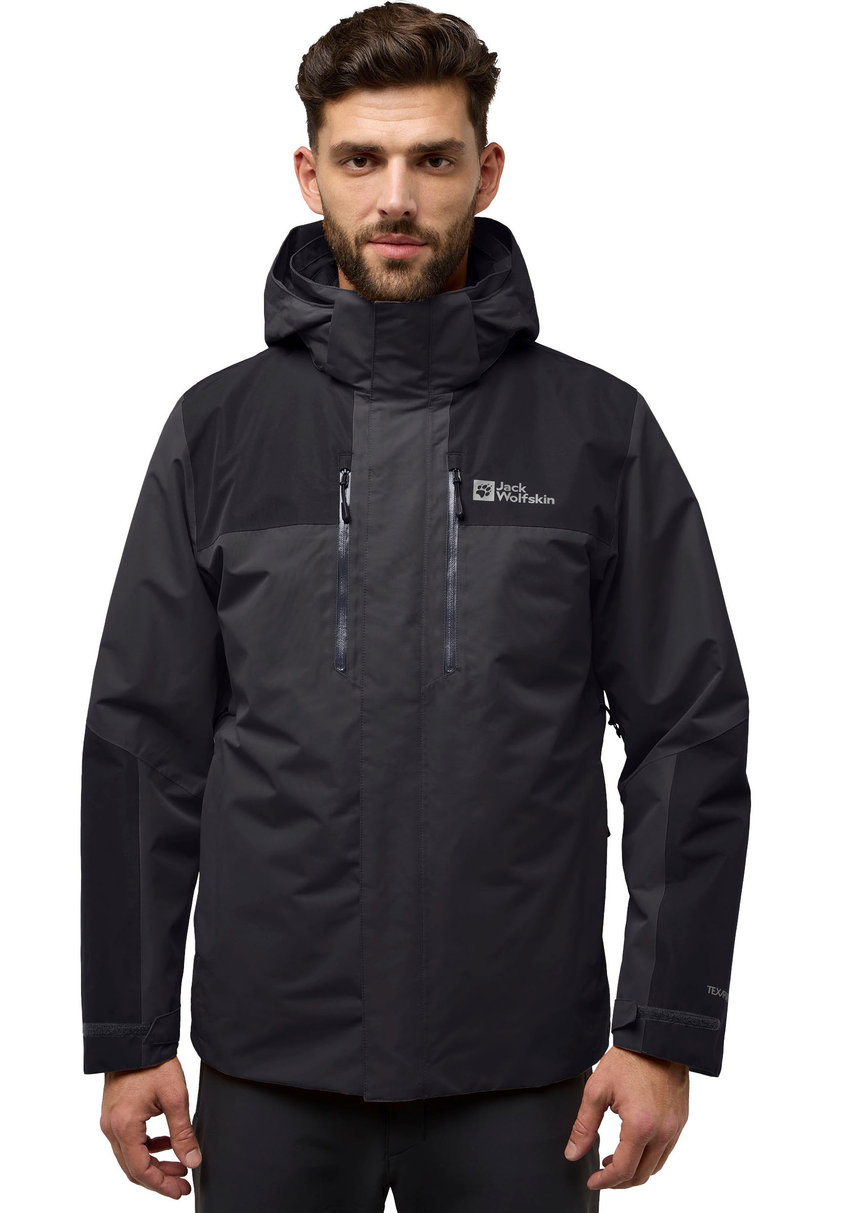 Jack Wolfskin 3-in-1-Funktionsjacke "JASPER 3IN1 JKT M", mit Kapuze, 3in1, günstig online kaufen